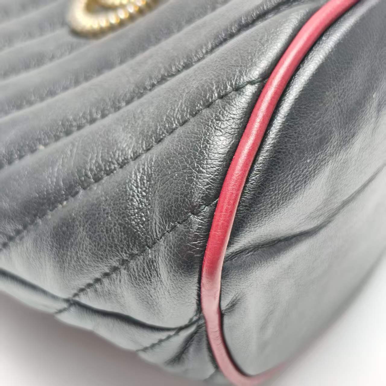 【*Shipped from: China*】GUCCI GG Marmont Leather Shoulder Bag 573817 — view 6