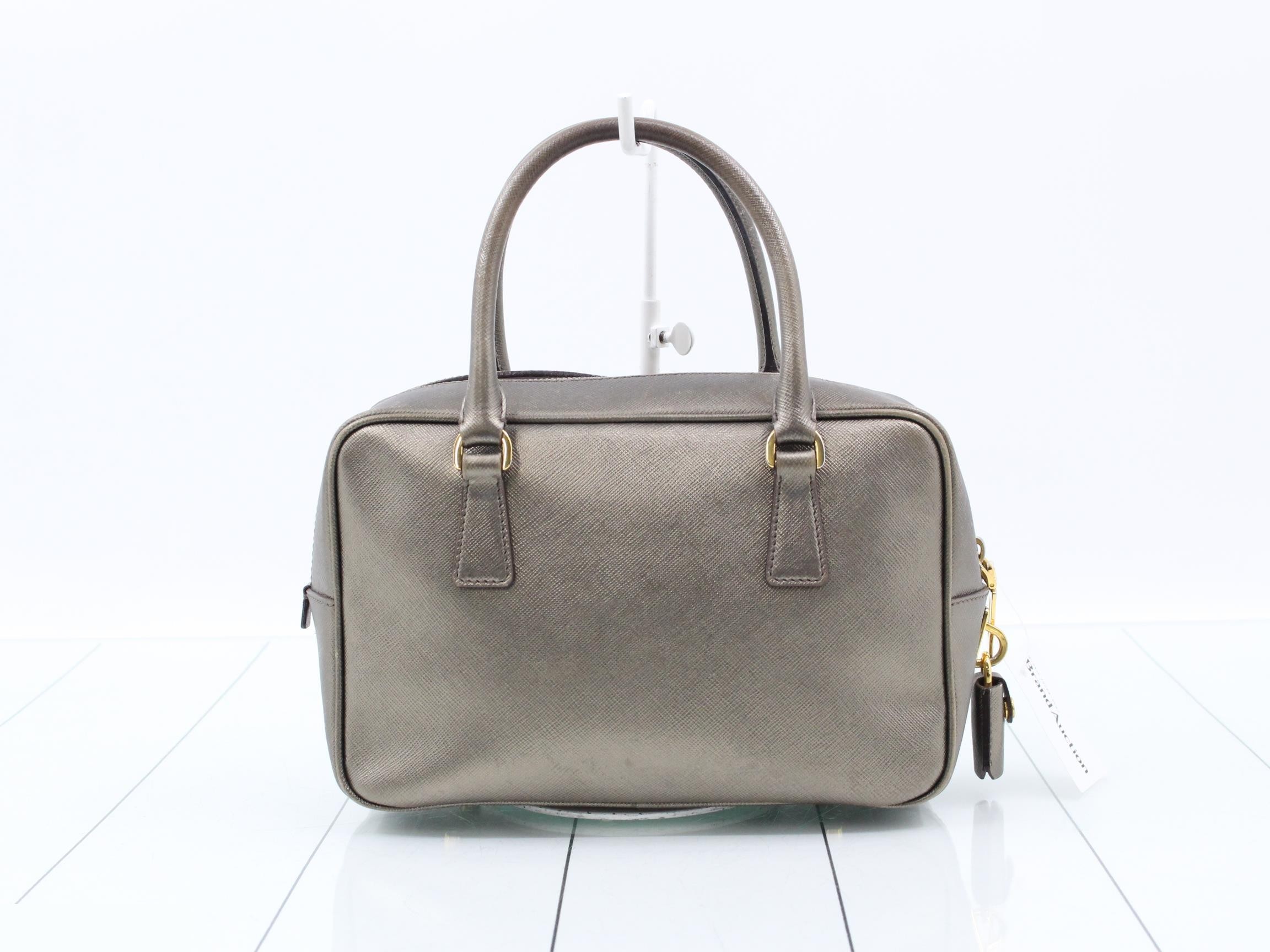 Saffiano leather handbag — view 2