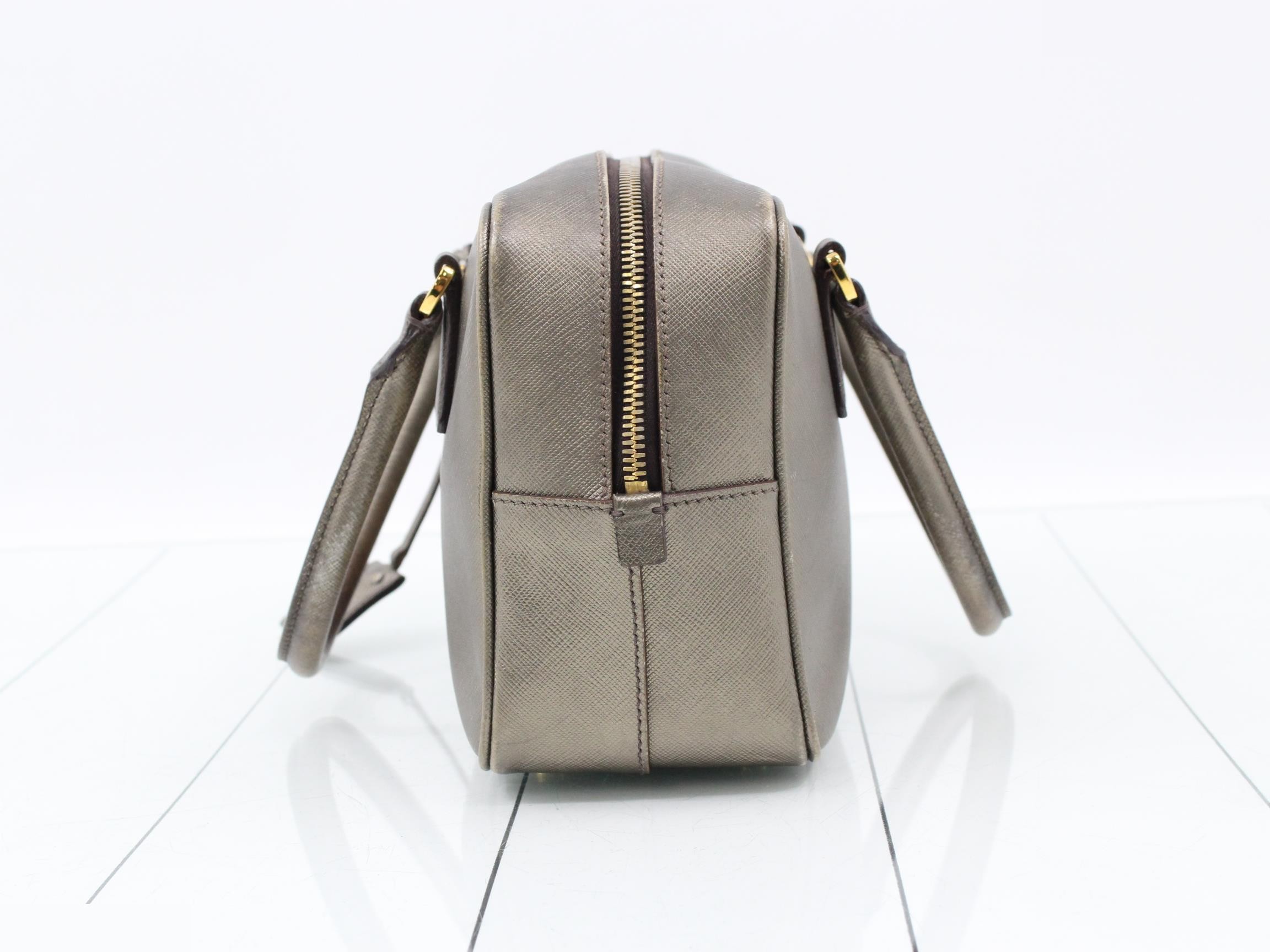 Saffiano leather handbag — view 3
