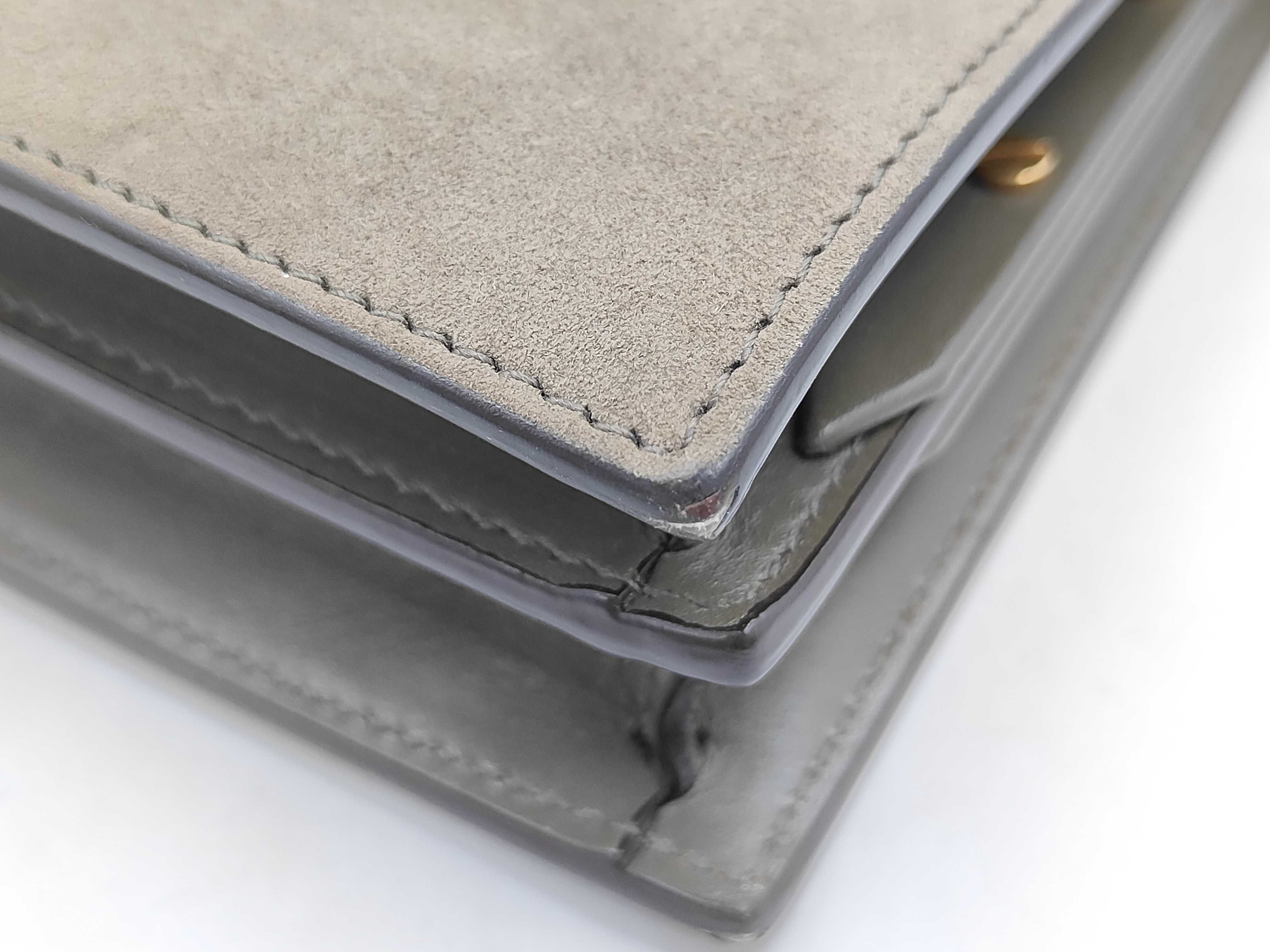 Cassandra Grey Chain Shoulder Bag — view 6