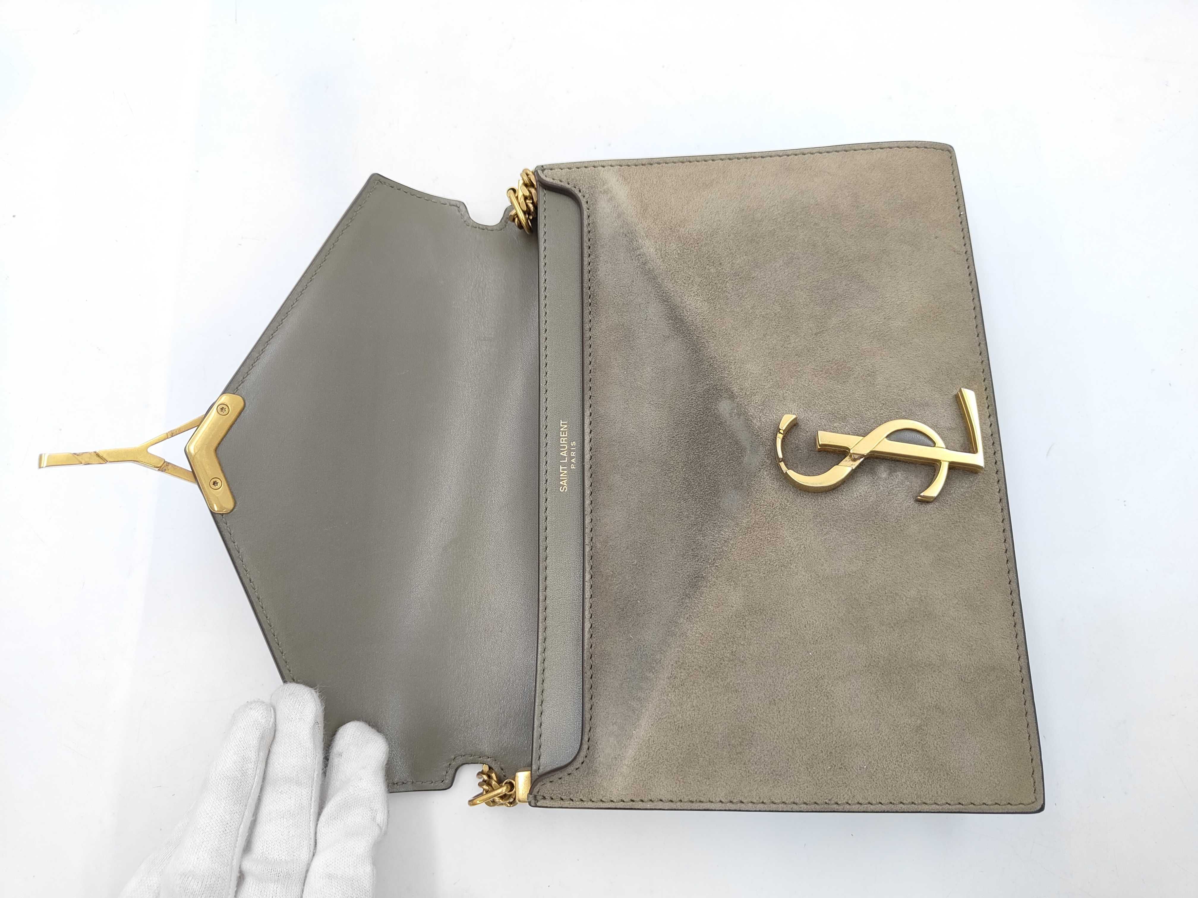 Cassandra Grey Chain Shoulder Bag — view 8