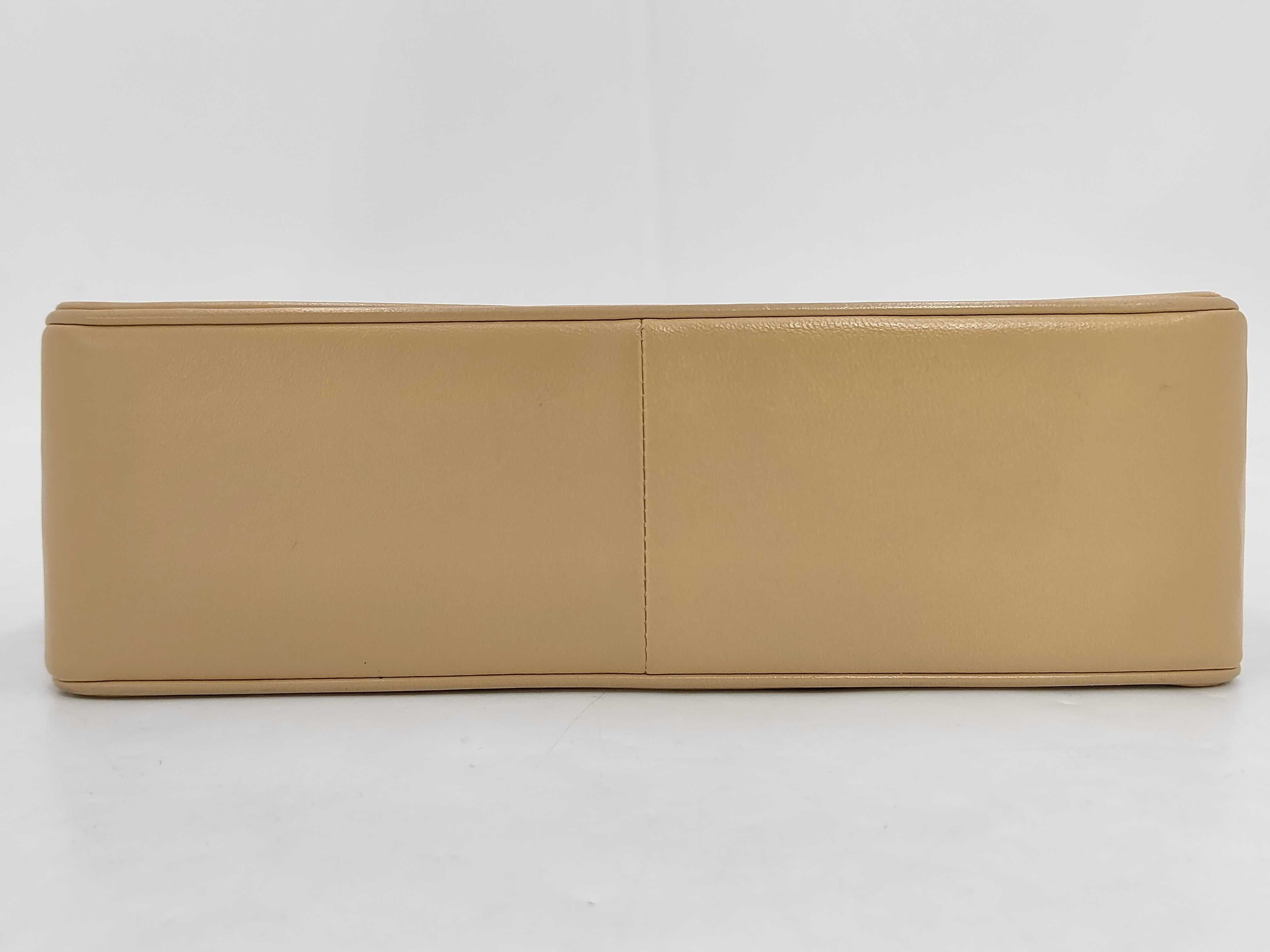 Diana Flap Shoulder Bag, Beige, Gold Hardware, 1713101 — view 6