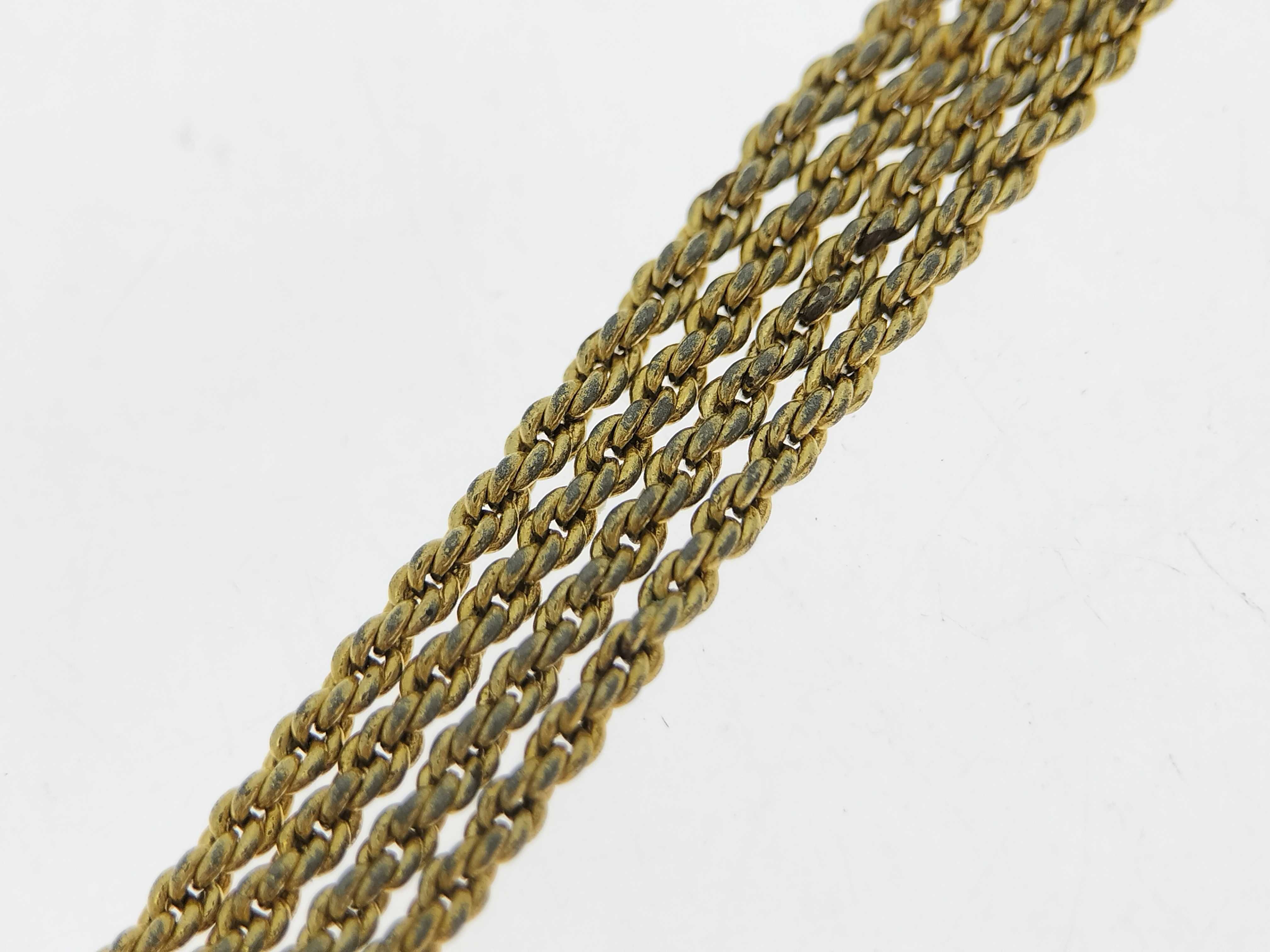 necklace, ribbon, pearl, rhinestone necklace — view 8