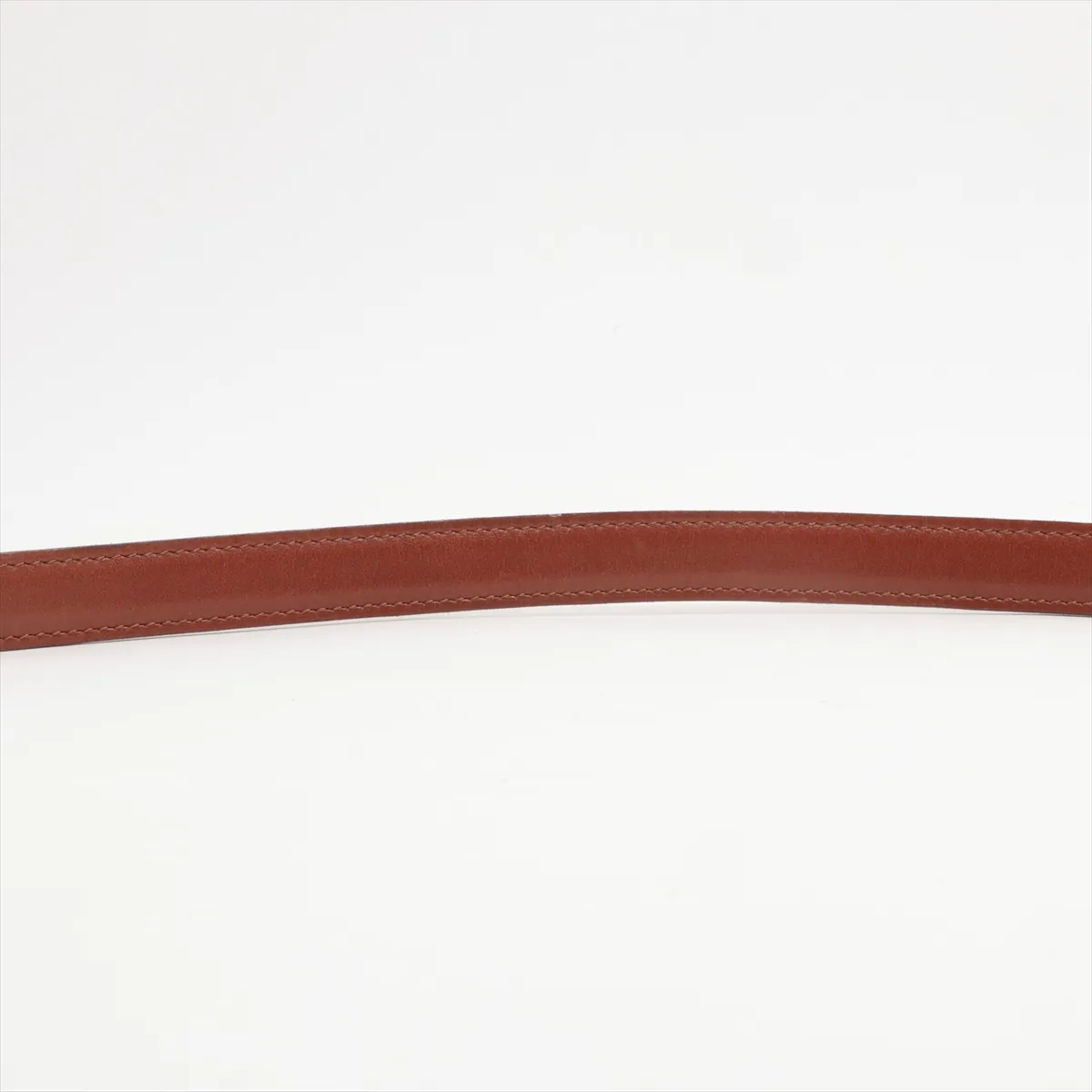 Mini H Belt F:2002 Belt 75 Leather Beige x Brown — view 4