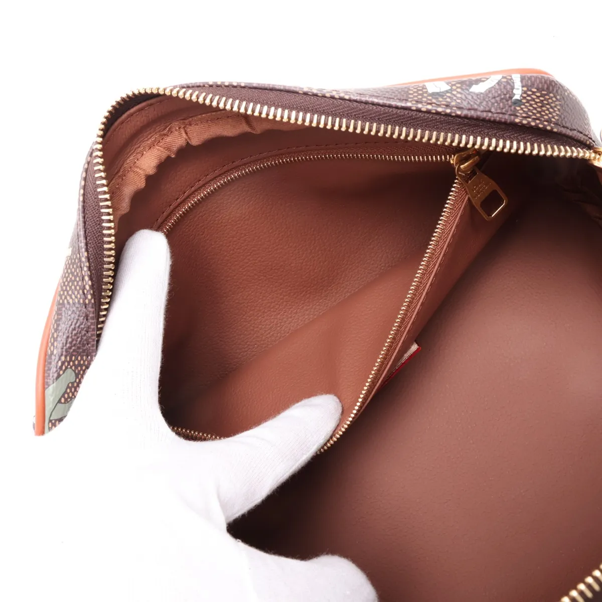 Damier Dopp Kit N40889 Brown (RFID detected) — view 8