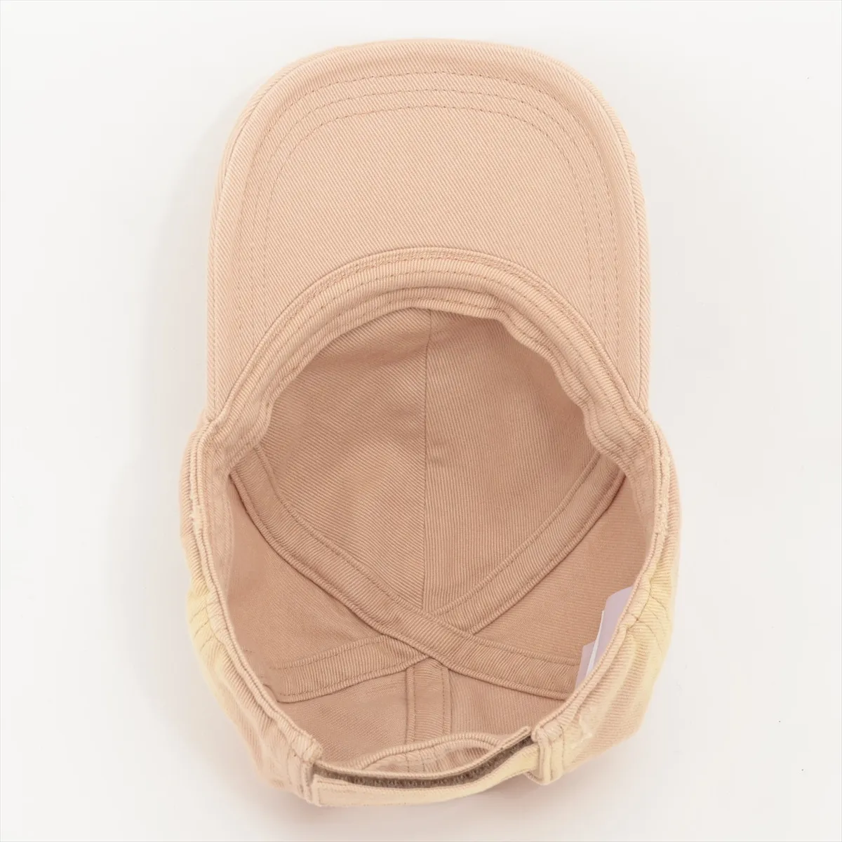 5HC274 Logo Cap, Size S, Cotton, Beige. Features: — view 4