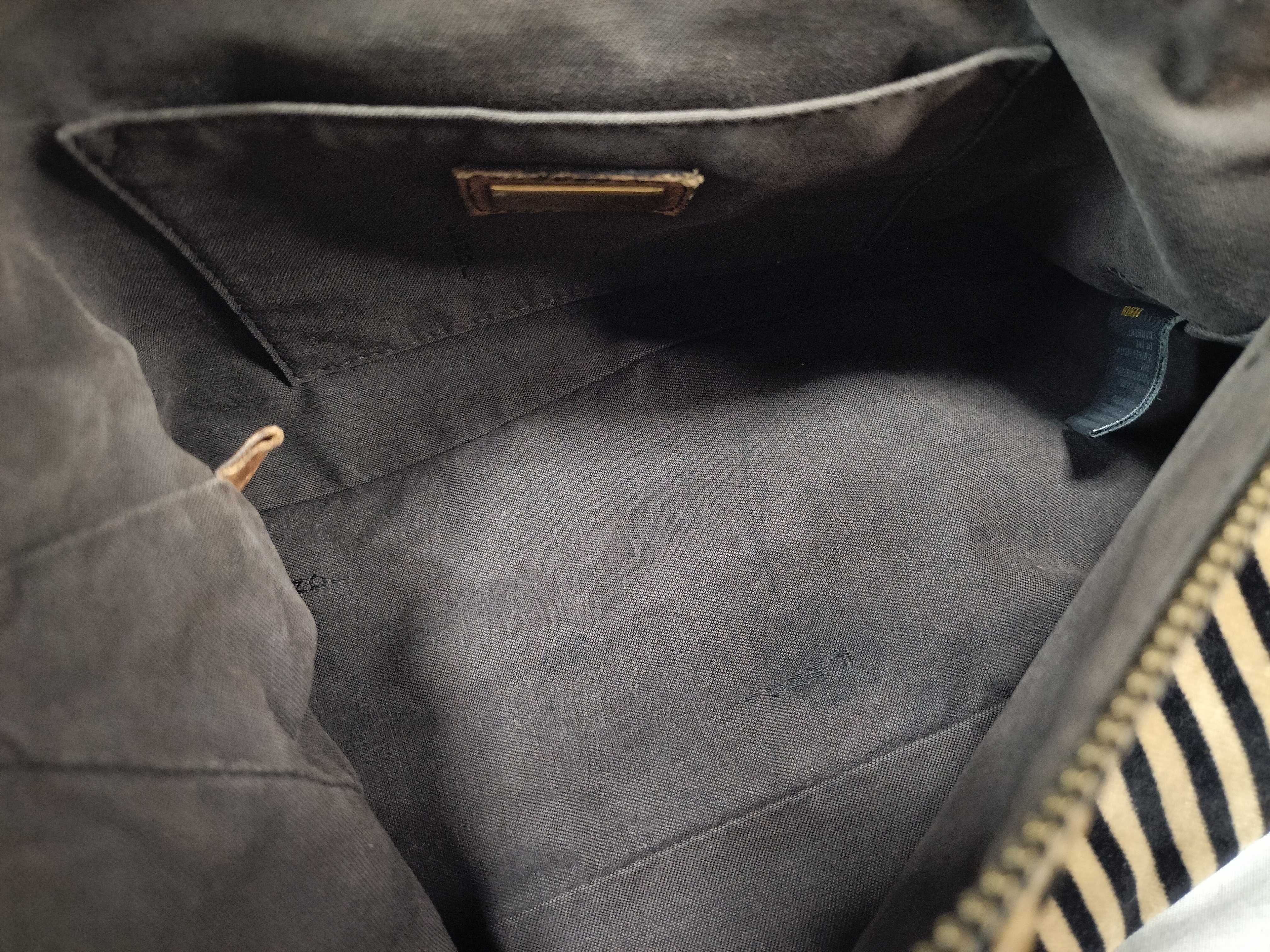 Pequin pattern, Fendi Pequin Archive velour fabric, leather, F-shaped hardware, extra-thick chain, one-shoulder handbag — view 10