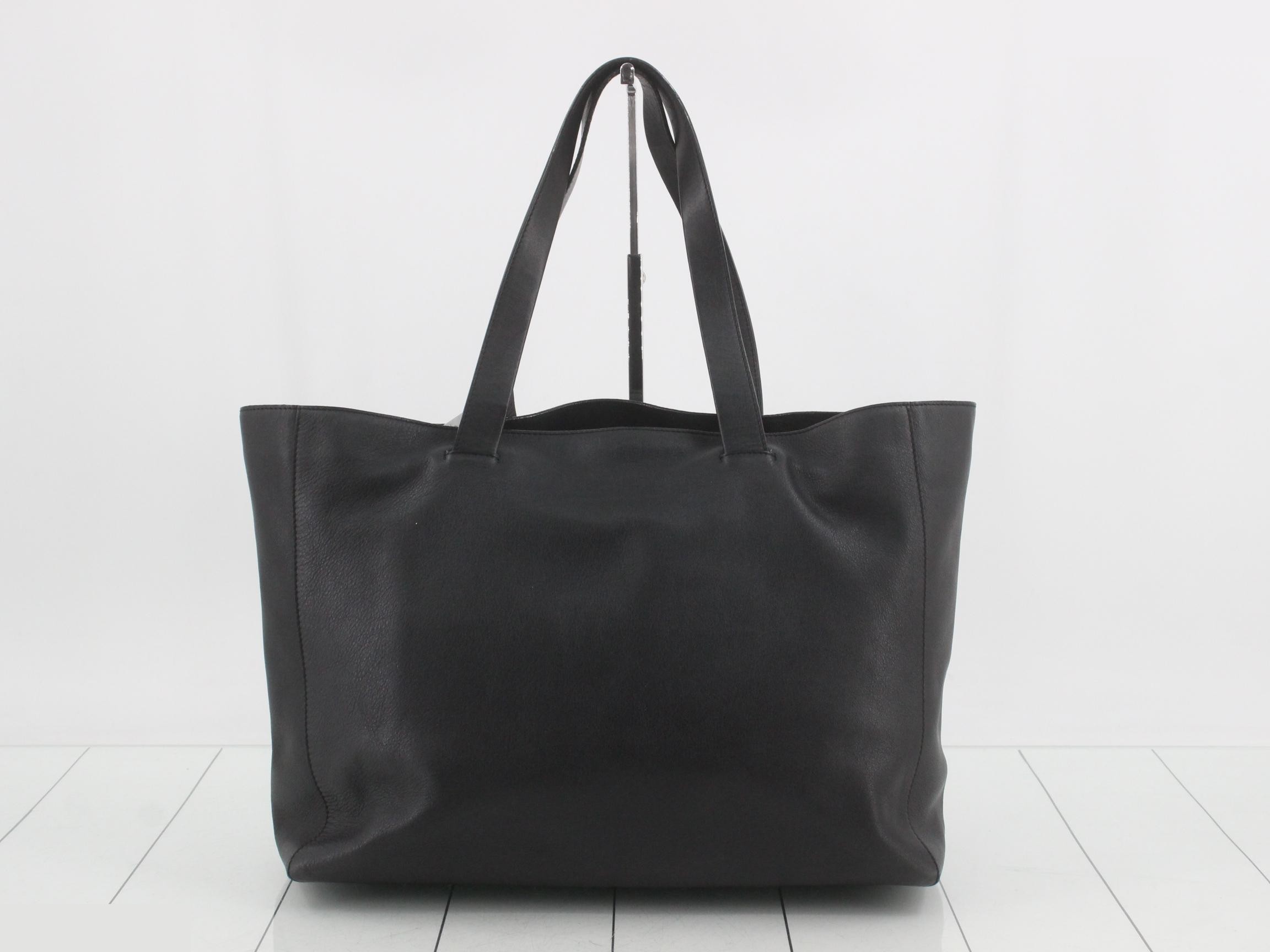 East West tote bag, black — view 2