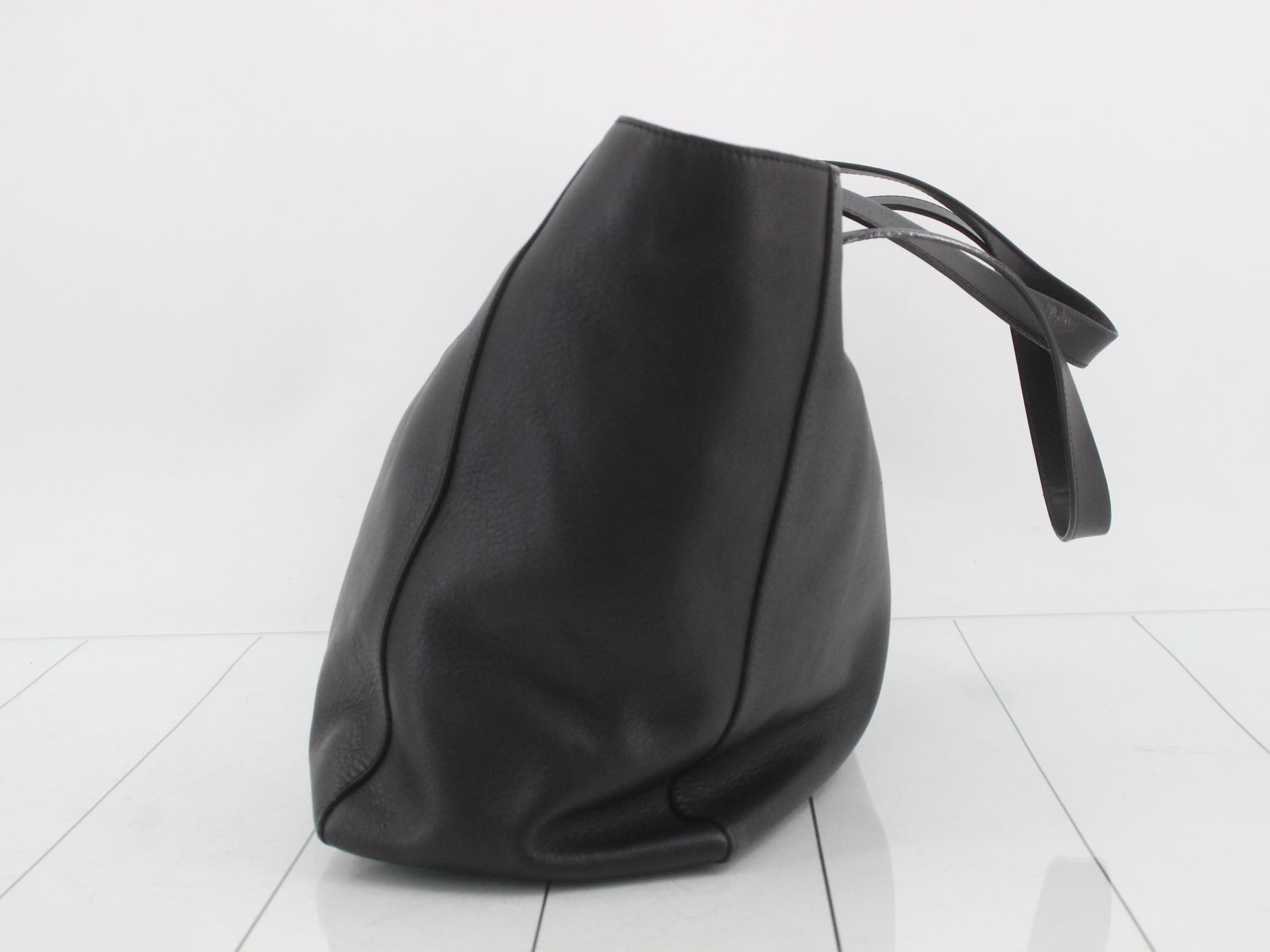 East West tote bag, black — view 3