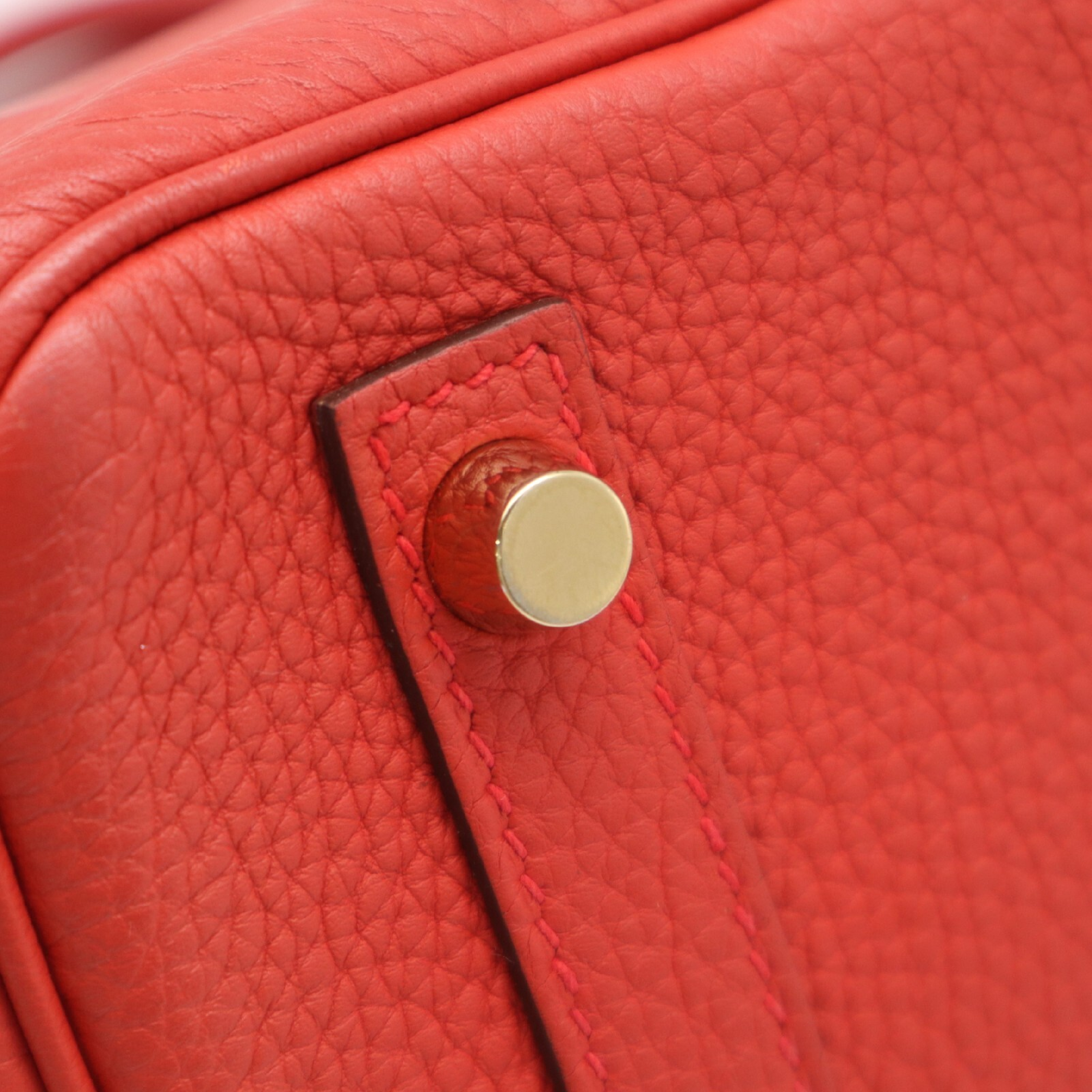 Togo Birkin 30 Rouge Casaque A-stamp handbag — view 10