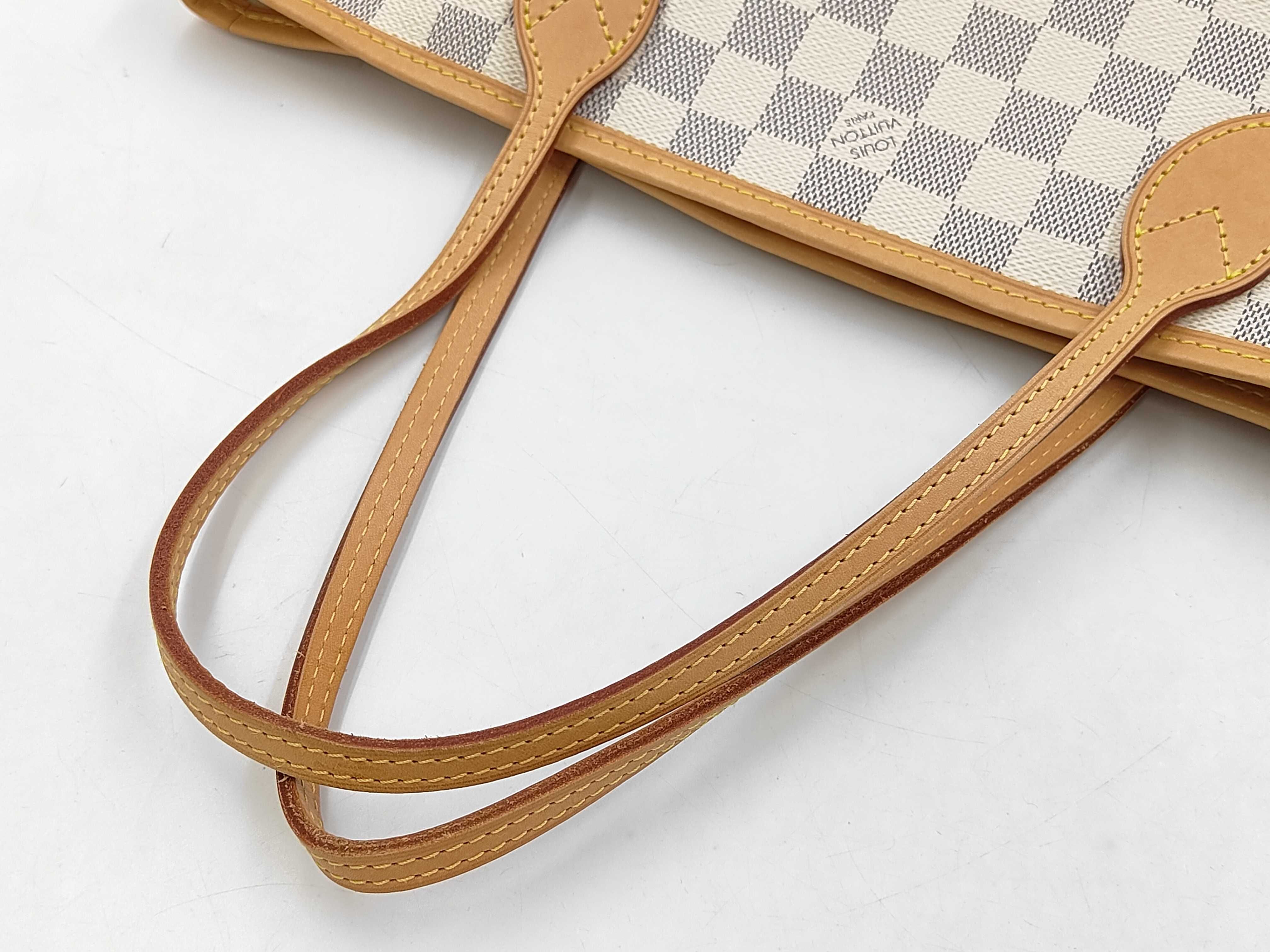 Damier Azur N41362 Neverfull PM Tote Bag with Pouch — view 3