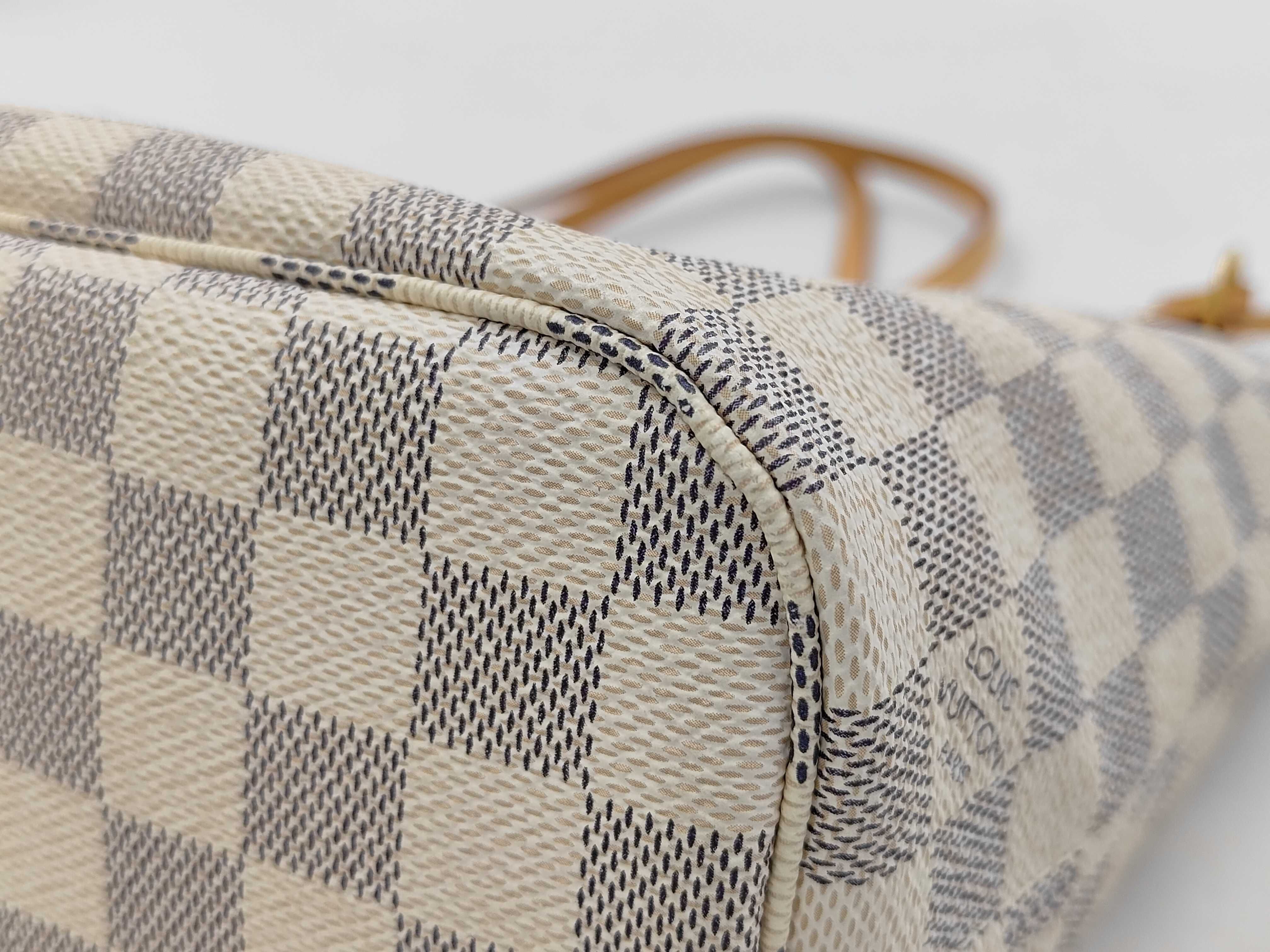 Damier Azur N41362 Neverfull PM Tote Bag with Pouch — view 6