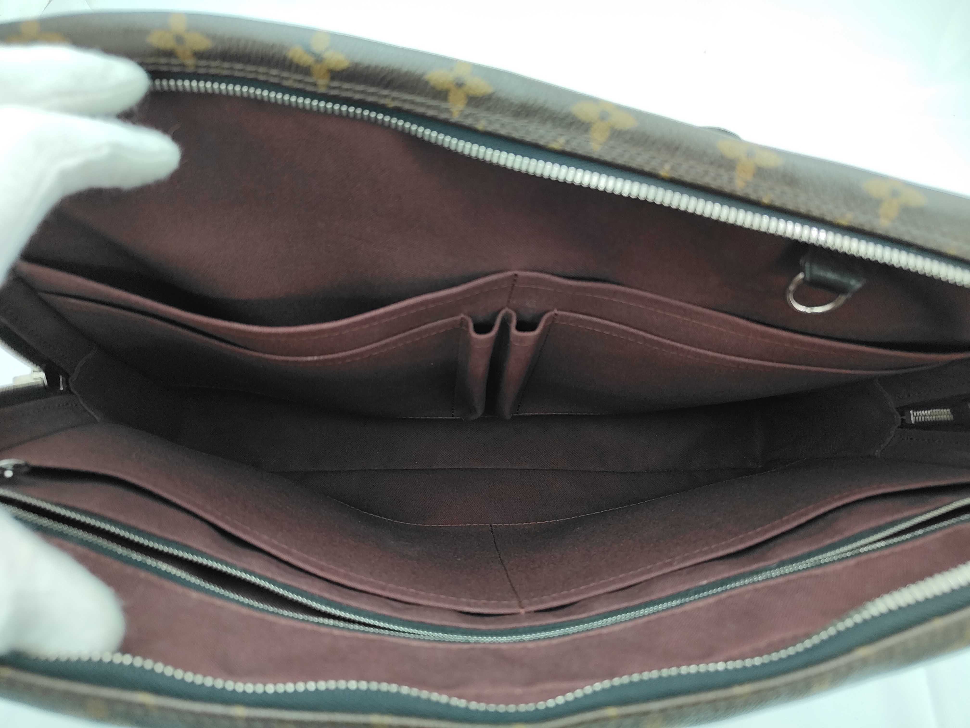 Monogram Macassar Port Document Voyage M40225 Bag — view 7