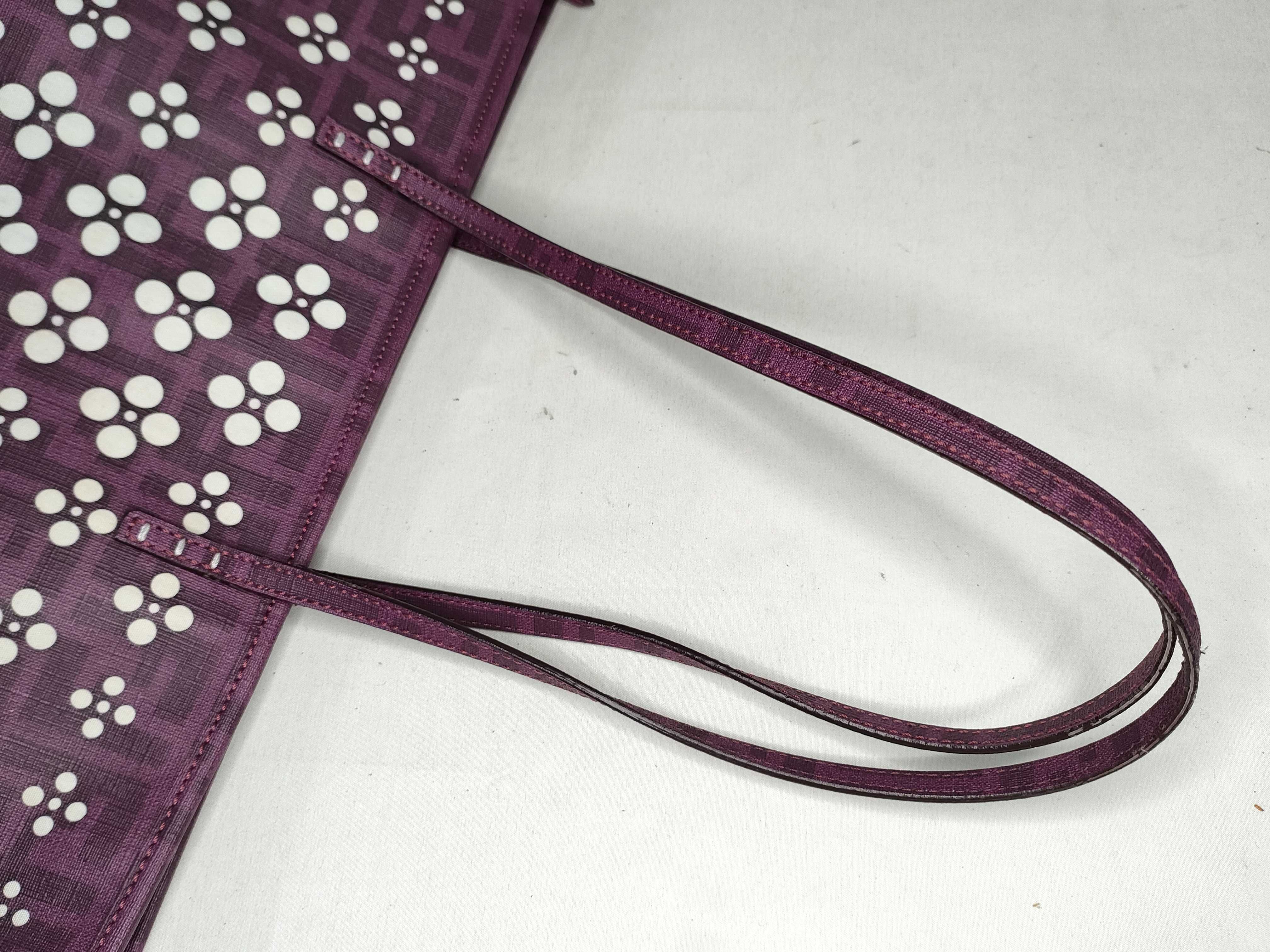 Zucca Pattern Zucca Perforated PVC Leather Tote Bag 8BH185 Tote Bag — view 3