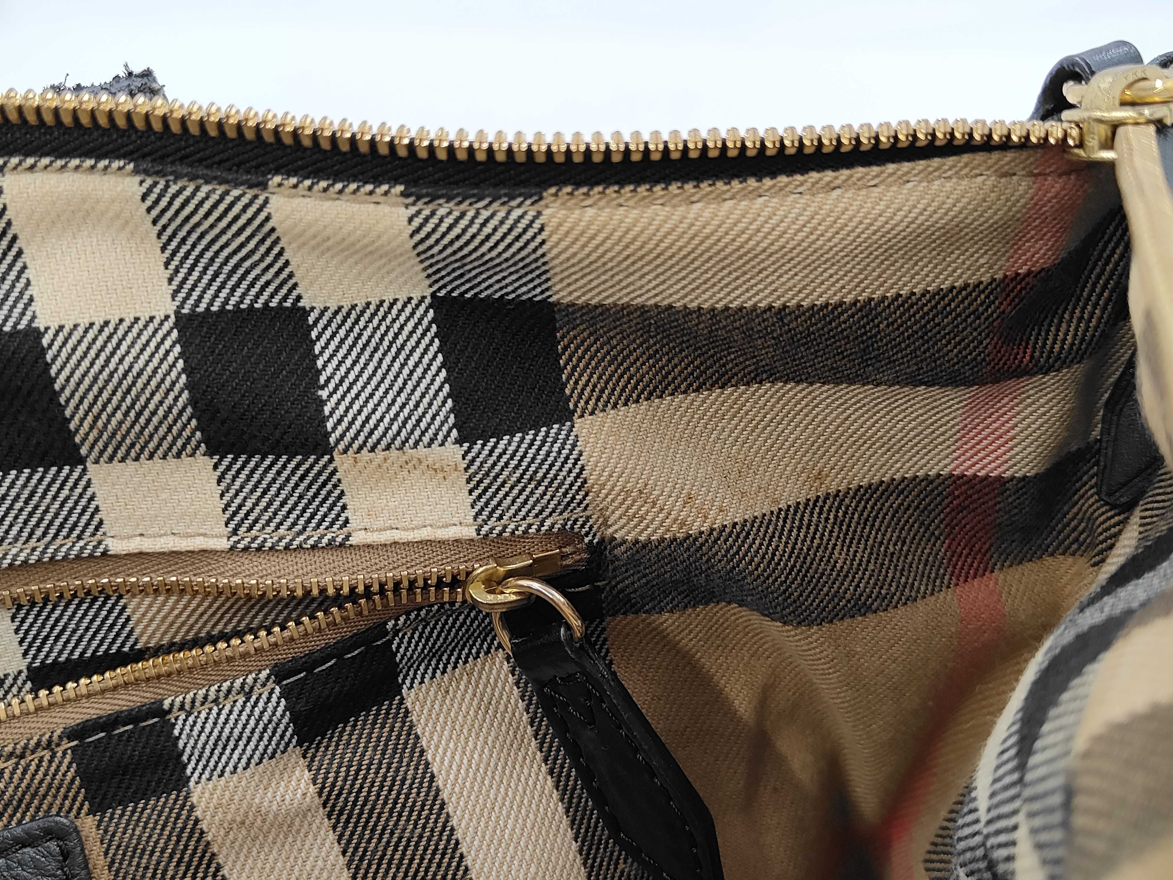 Salzbury Nova Check Black Tote Bag — view 12