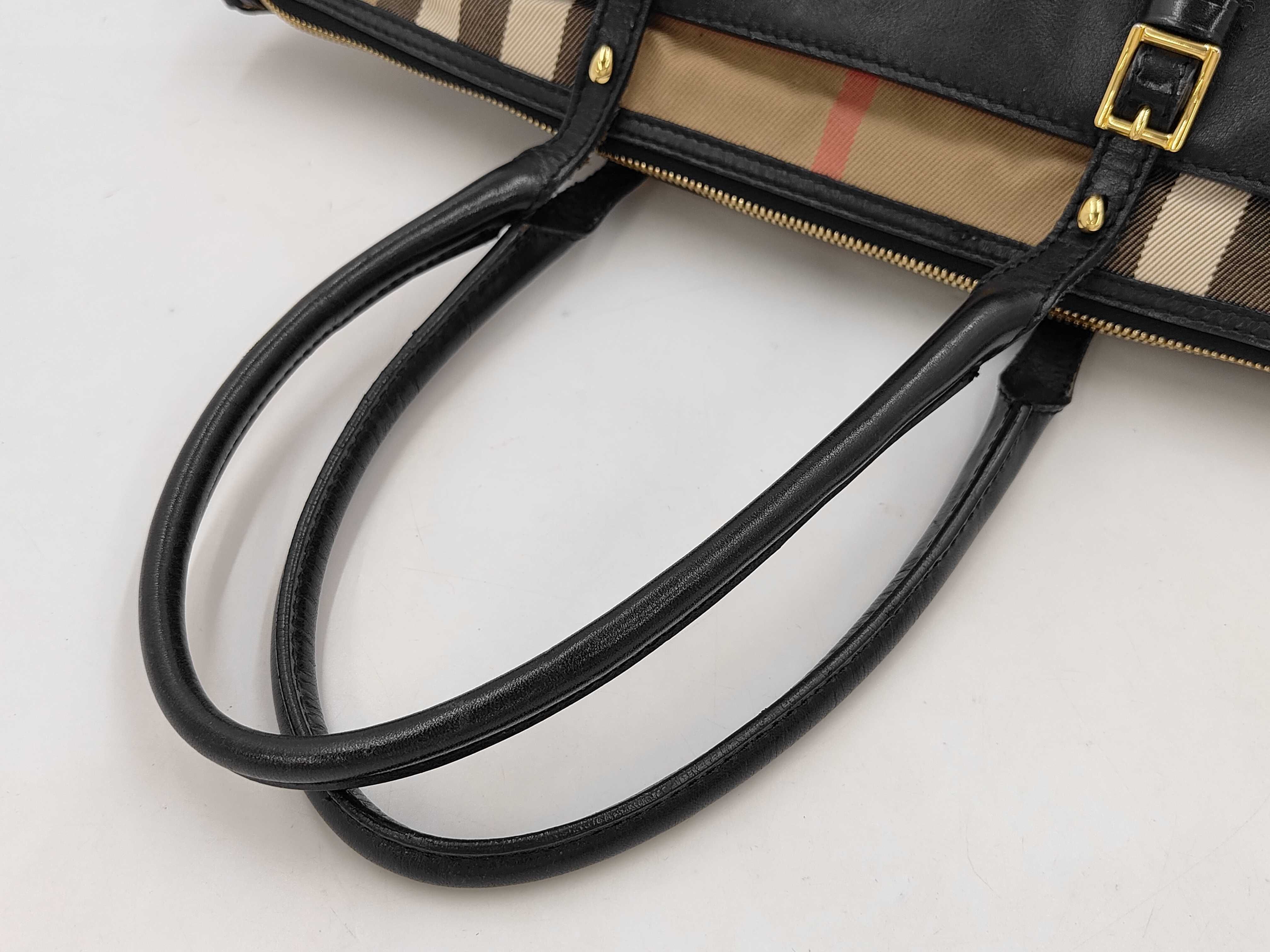 Salzbury Nova Check Black Tote Bag — view 3