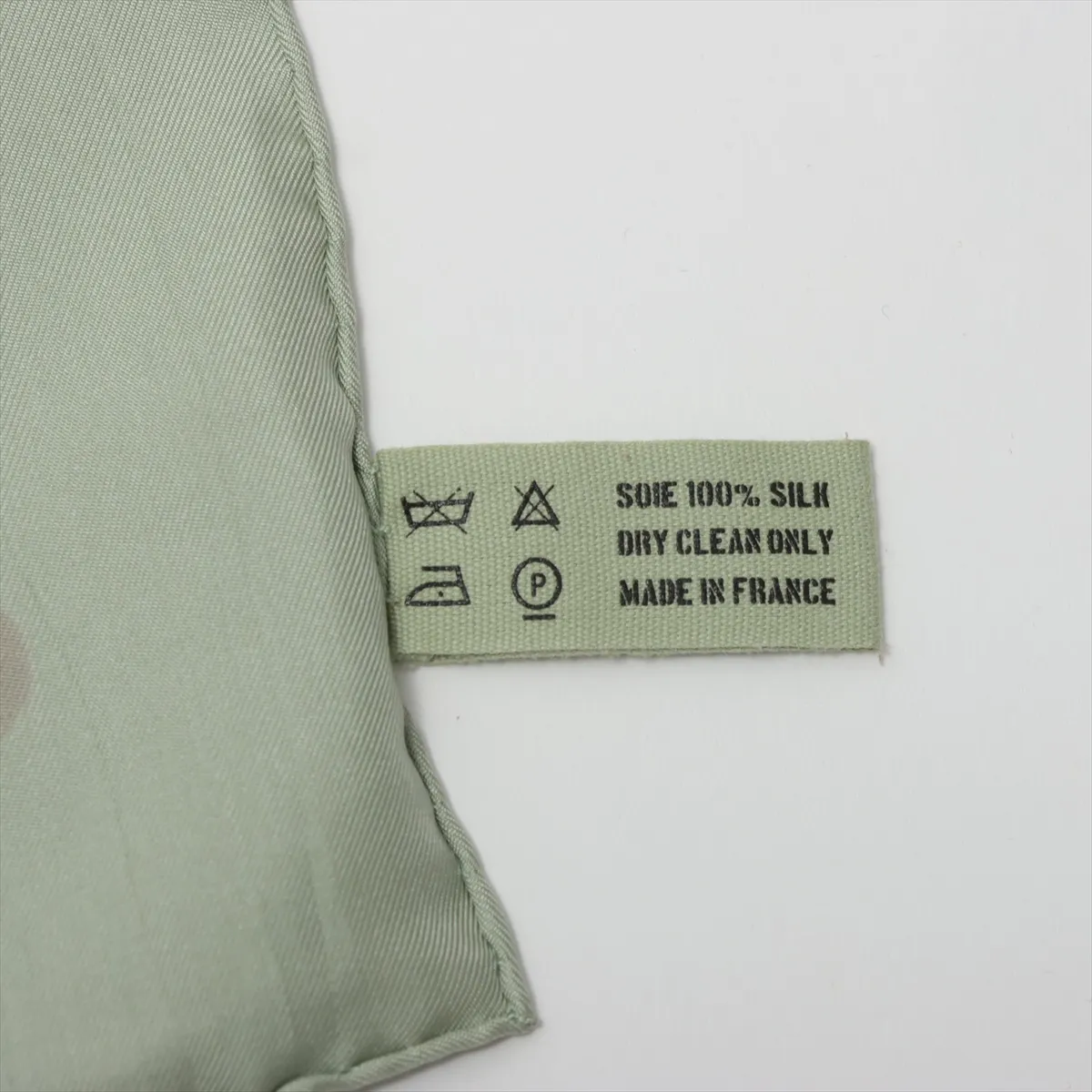 Carre 90 DIES ET HORE Astrology Scarf Silk Green Thread — view 7