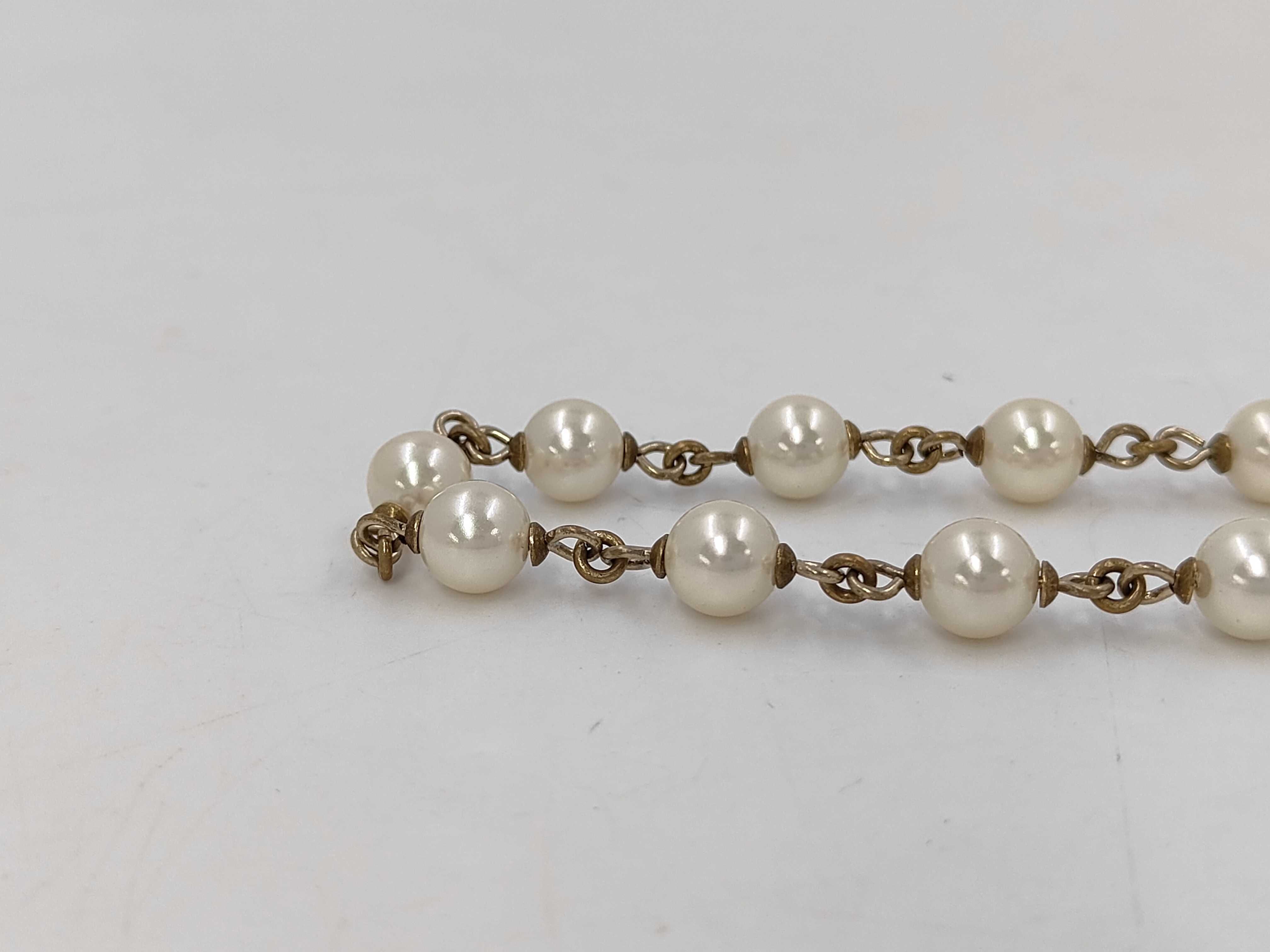 Coco Mark Pearl Long Necklace A16V 49.8g Necklace — view 3