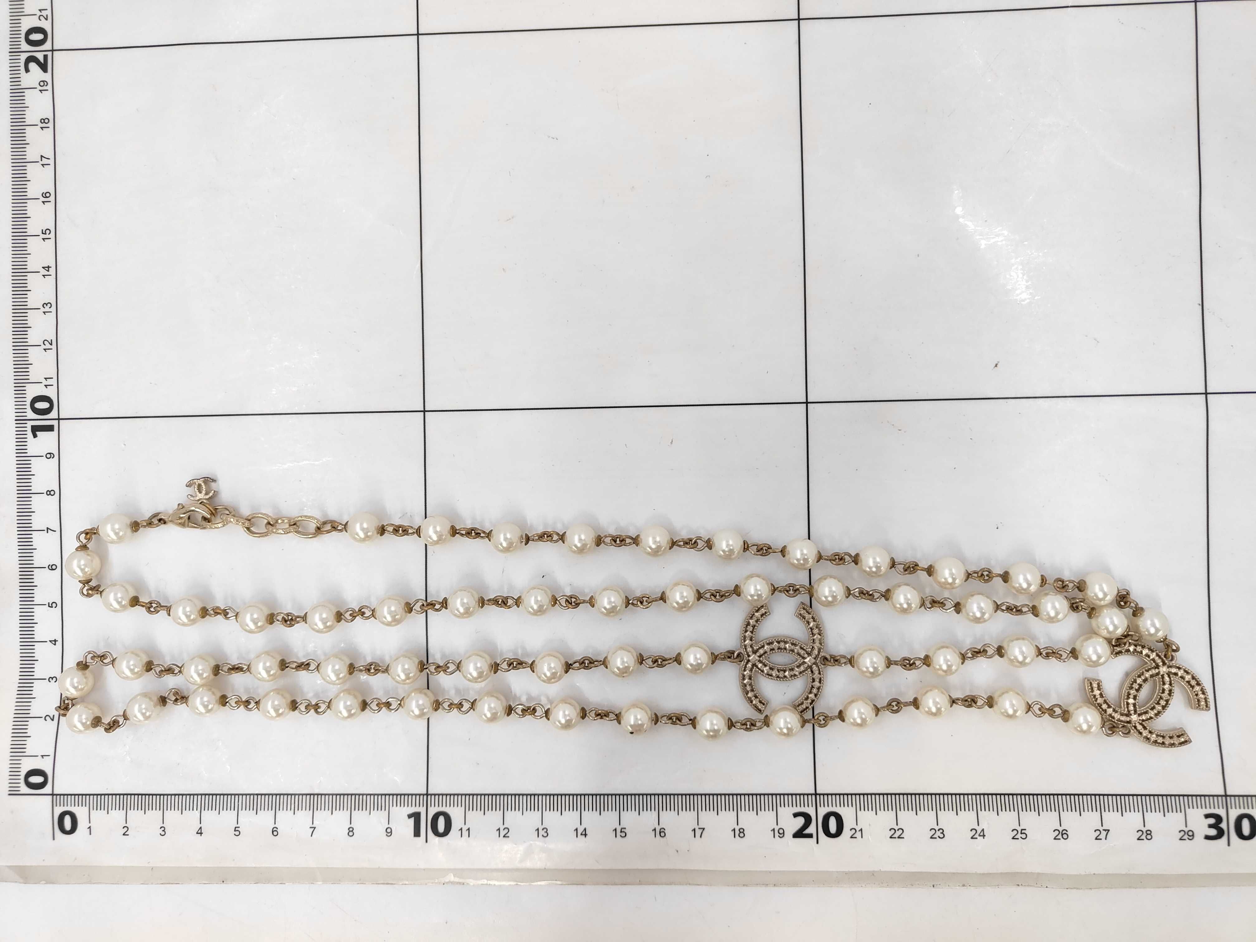 Coco Mark Pearl Long Necklace A16V 49.8g Necklace — view 5