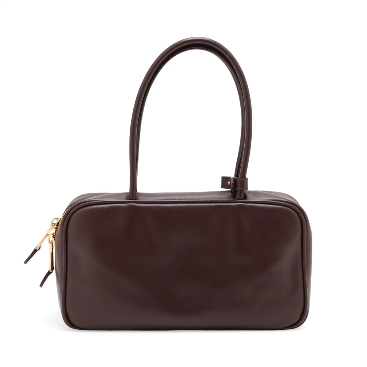 5BB172 Leather Shoulder Bag, Black — view 2