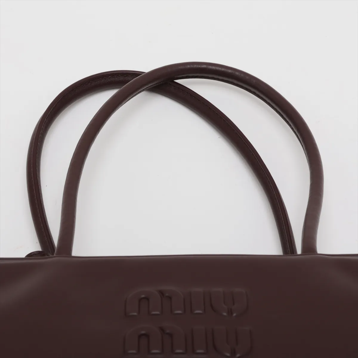 5BB172 Leather Shoulder Bag, Black — view 6