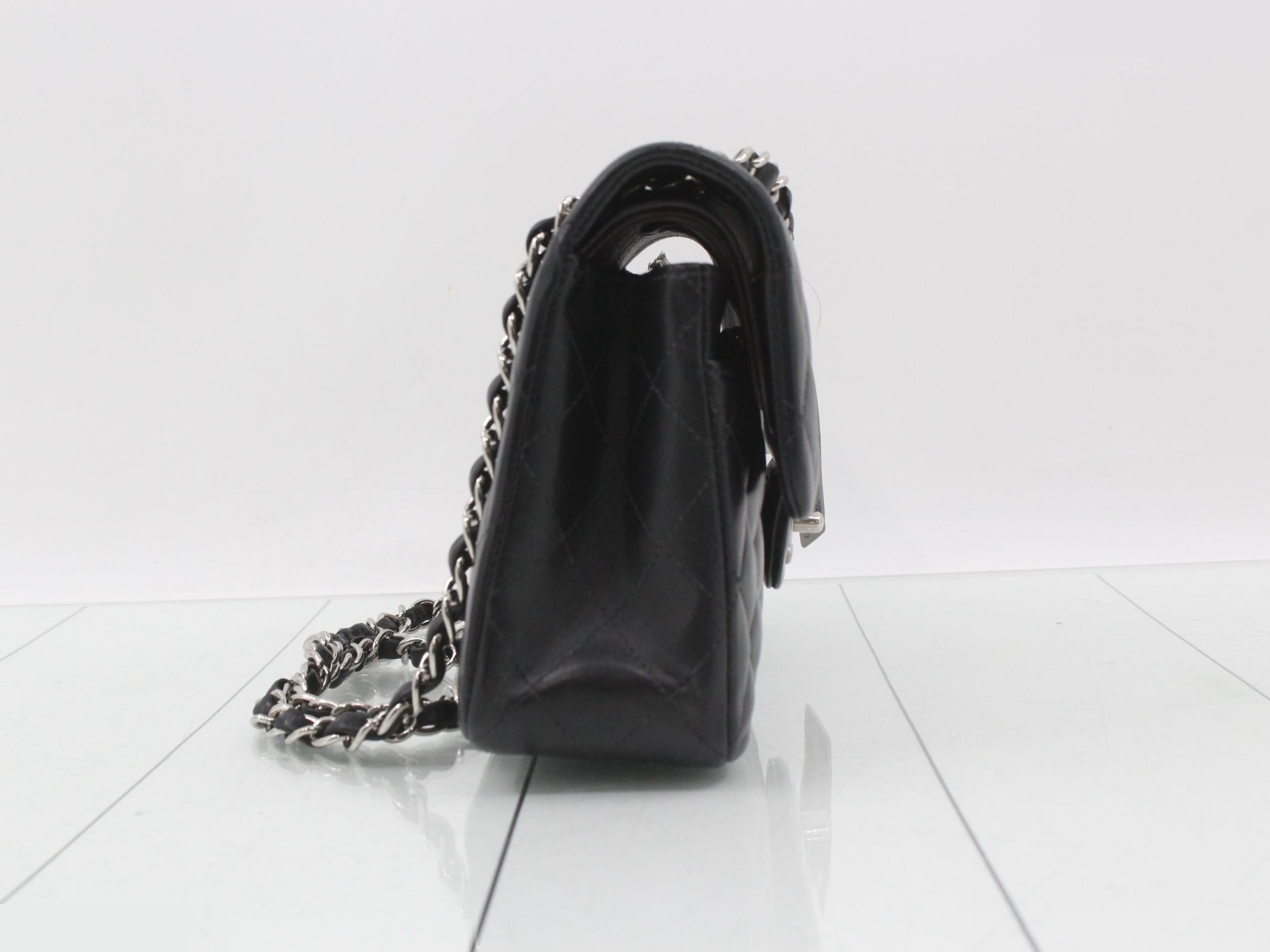 Matelassé Lambskin Turnlock Double Flap Double Chain Shoulder Bag — view 4