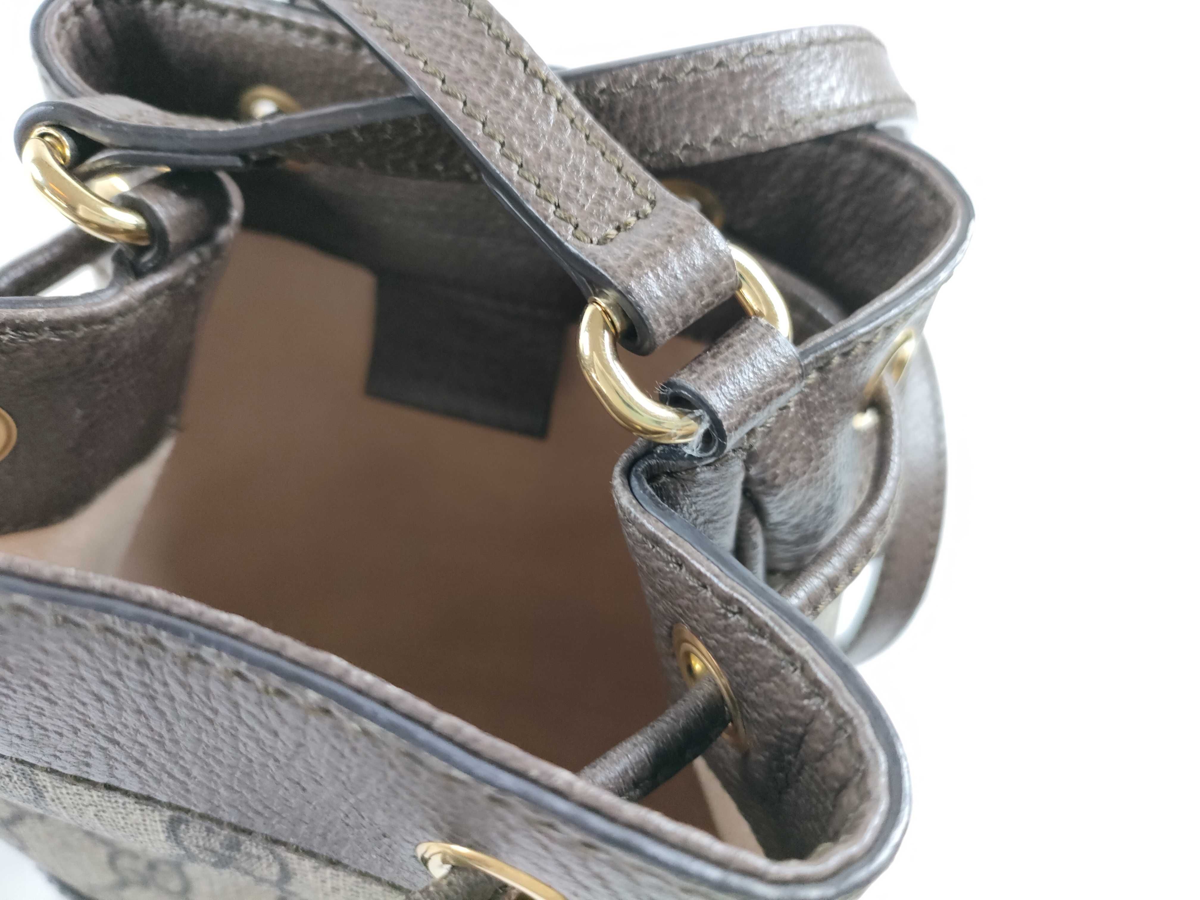 GG Supreme PVC x Leather Shoulder Bag — view 8