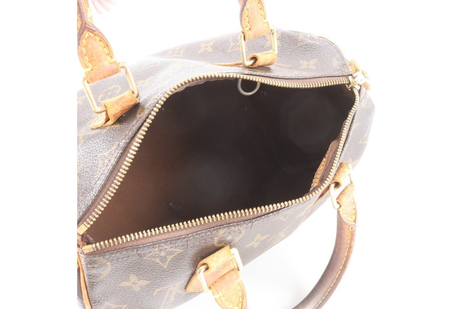 Monogram Speedy 25 M41528 Leather Handbag — view 7