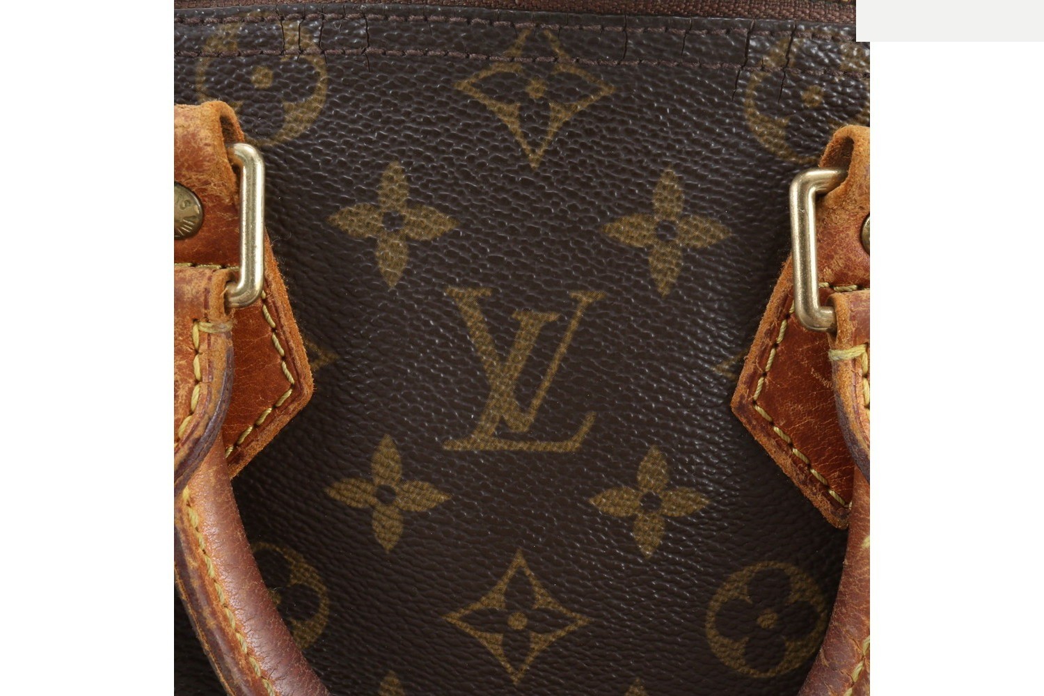Monogram Speedy 25 M41528 Leather Handbag — view 8