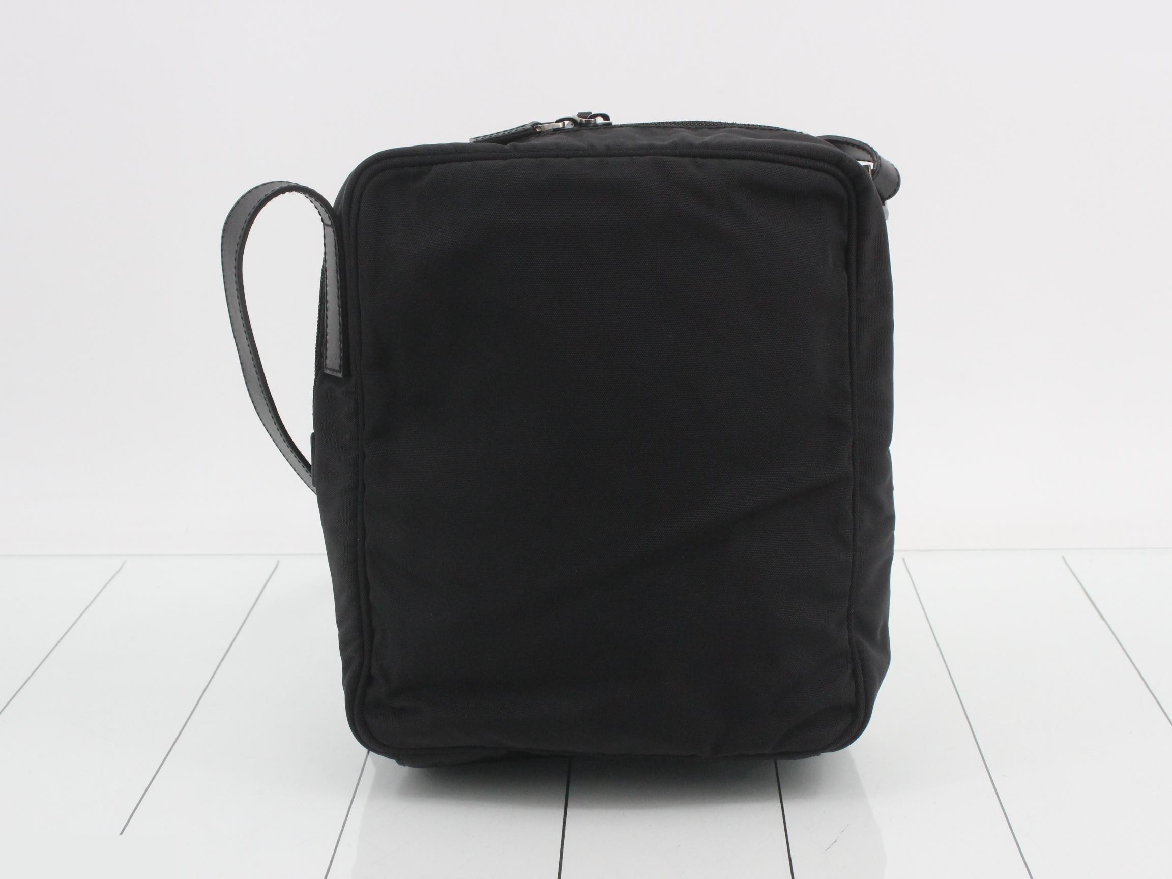 logo shoulder bag, black, 018 1604 002122 — view 2