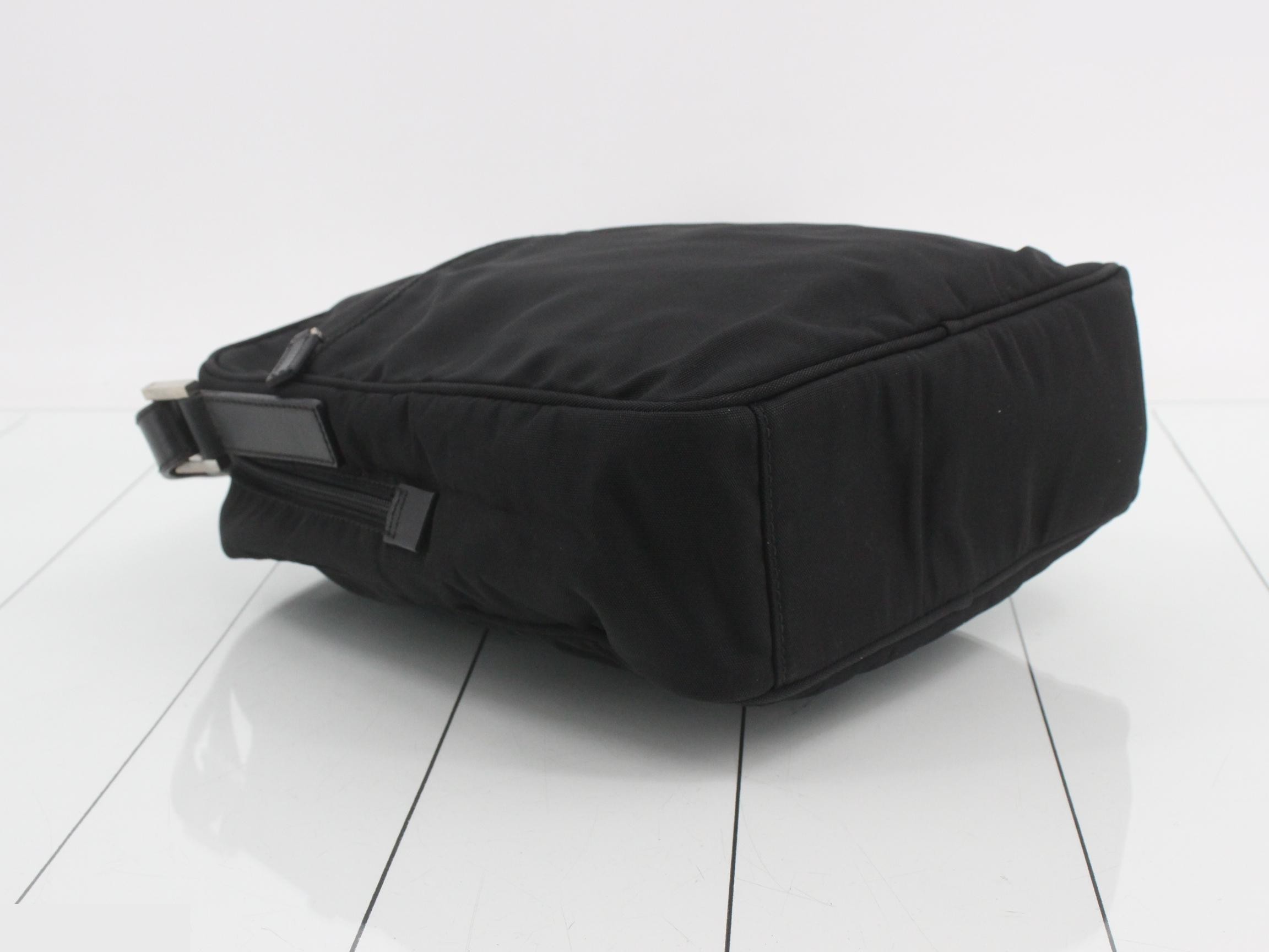 logo shoulder bag, black, 018 1604 002122 — view 5