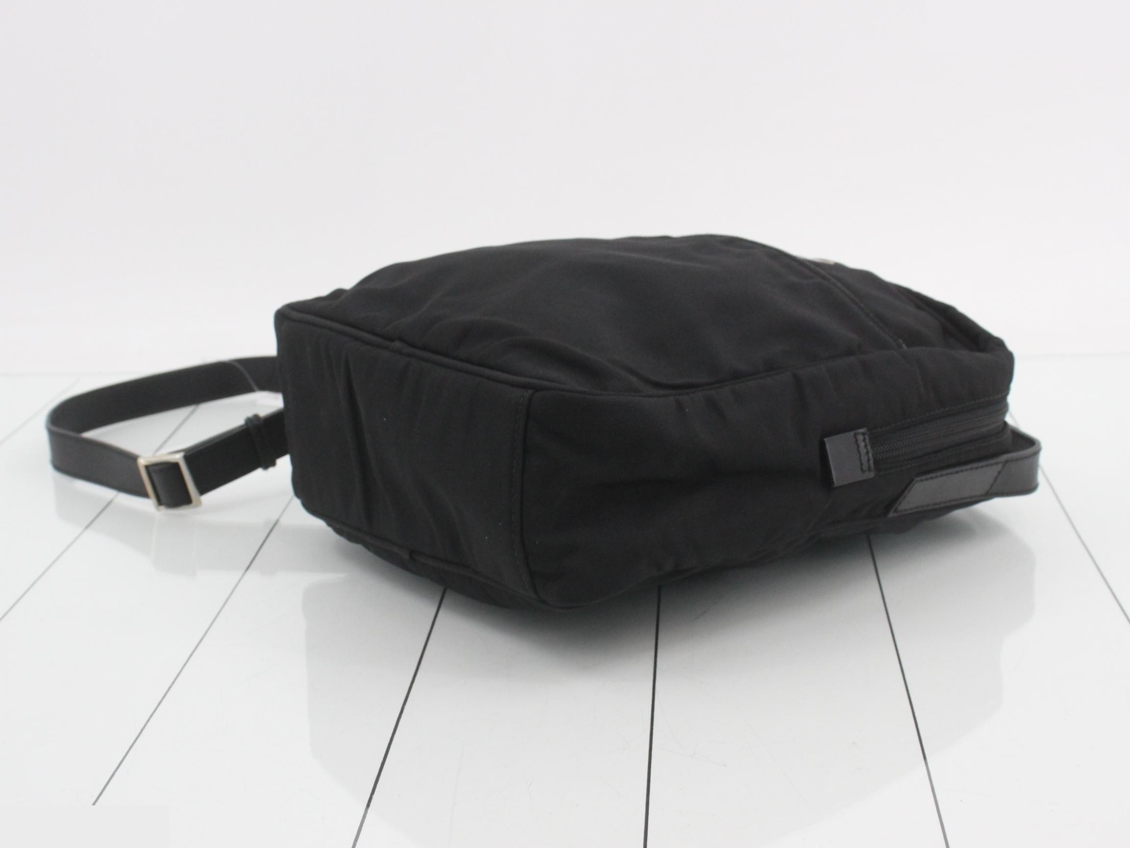 logo shoulder bag, black, 018 1604 002122 — view 6