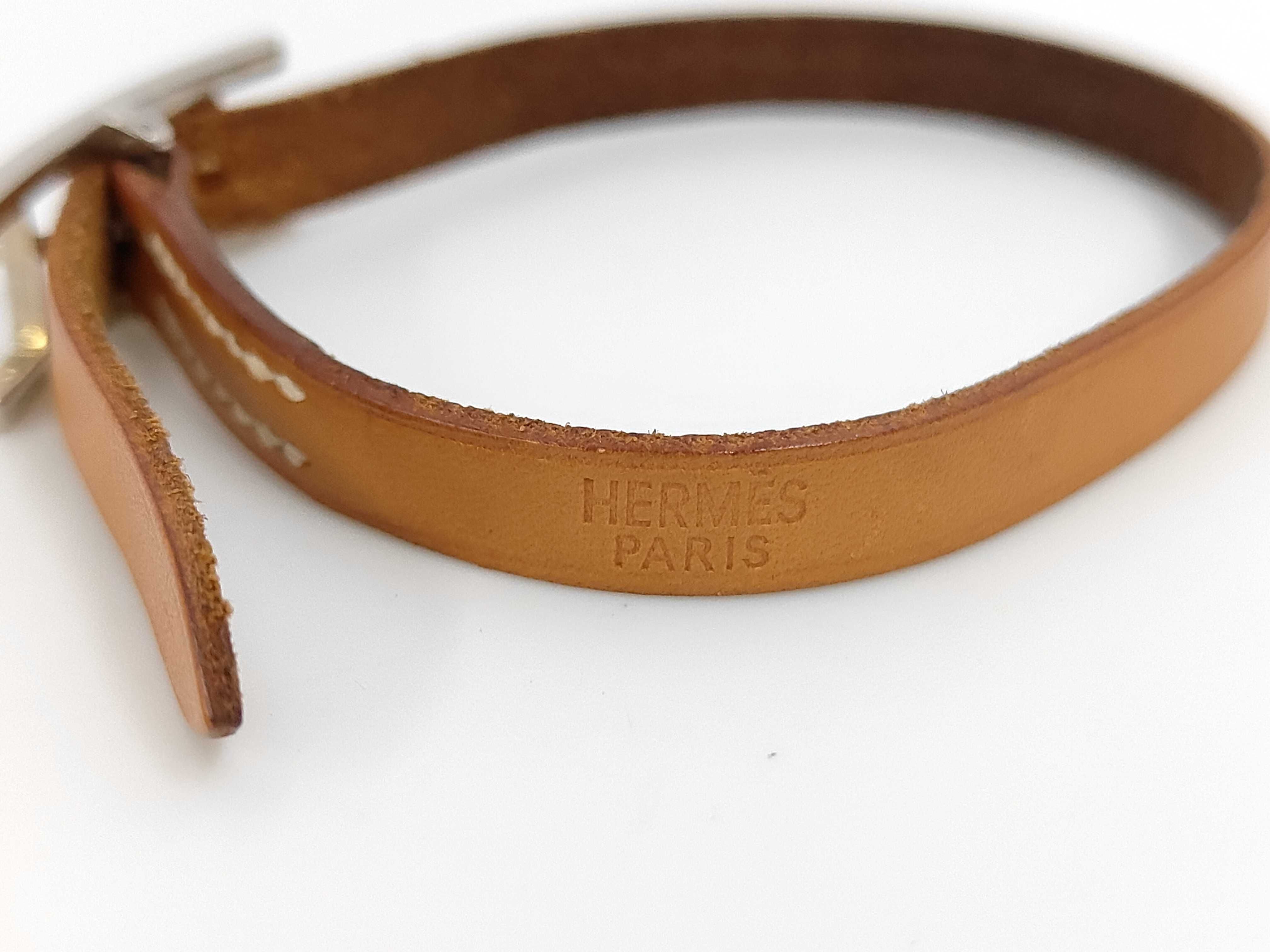 Leather Bracelet L Stamp Bracelet/Bangle — view 5