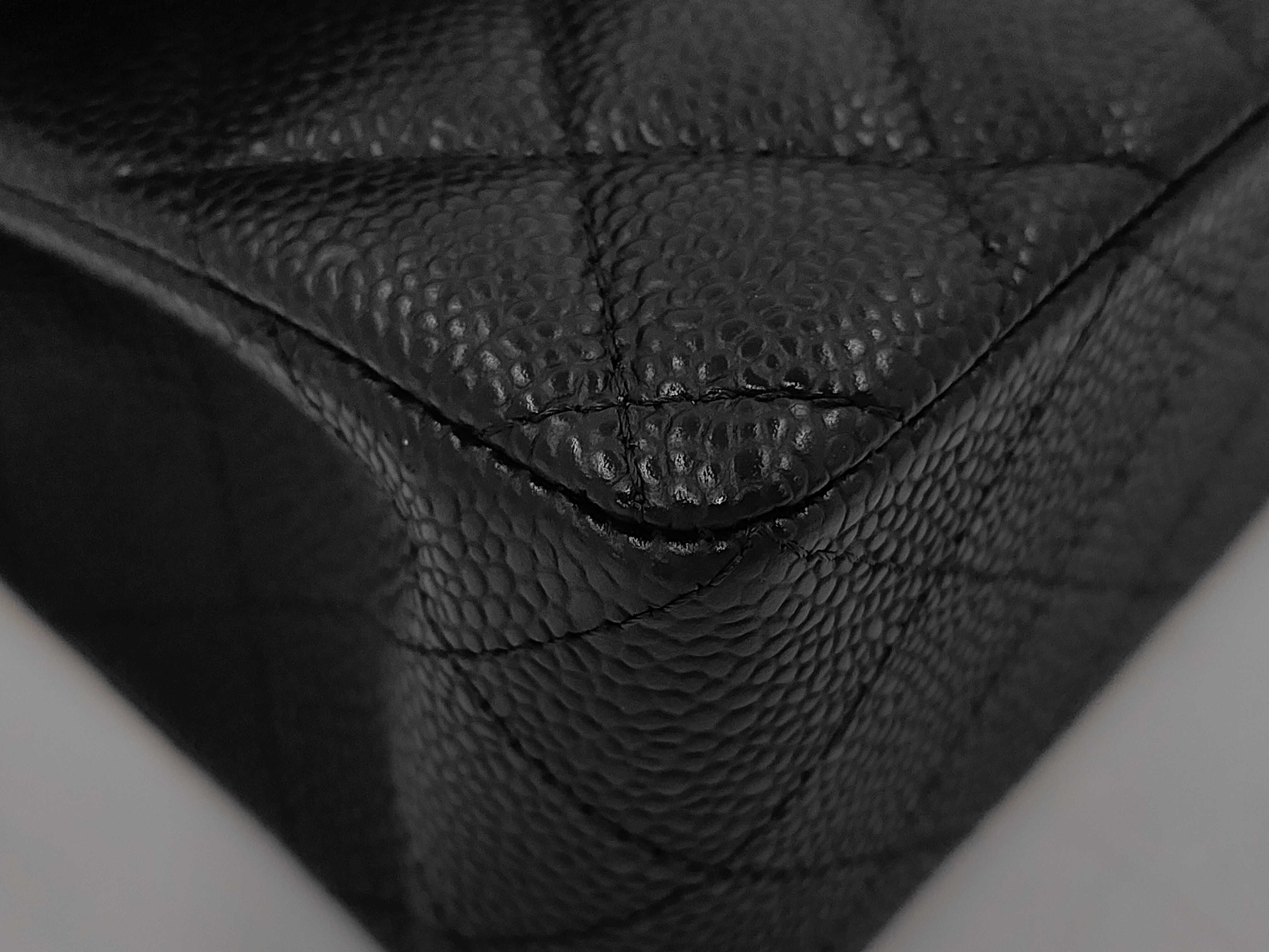 Matelassé Chain Shoulder Bag, Caviar Leather Shoulder Bag — view 3