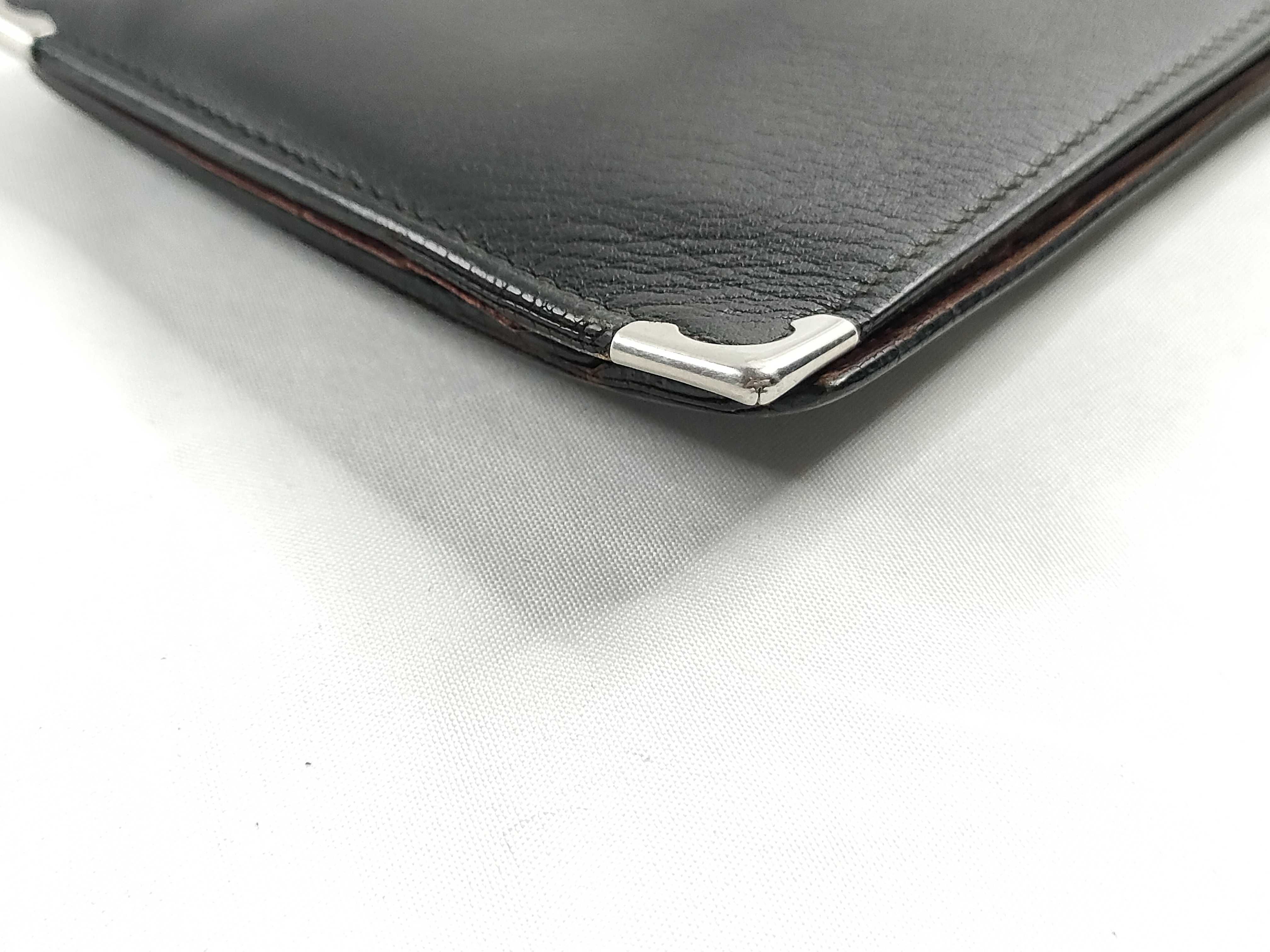 Must de Cartier Leather Bi-fold Wallet, Black — view 4