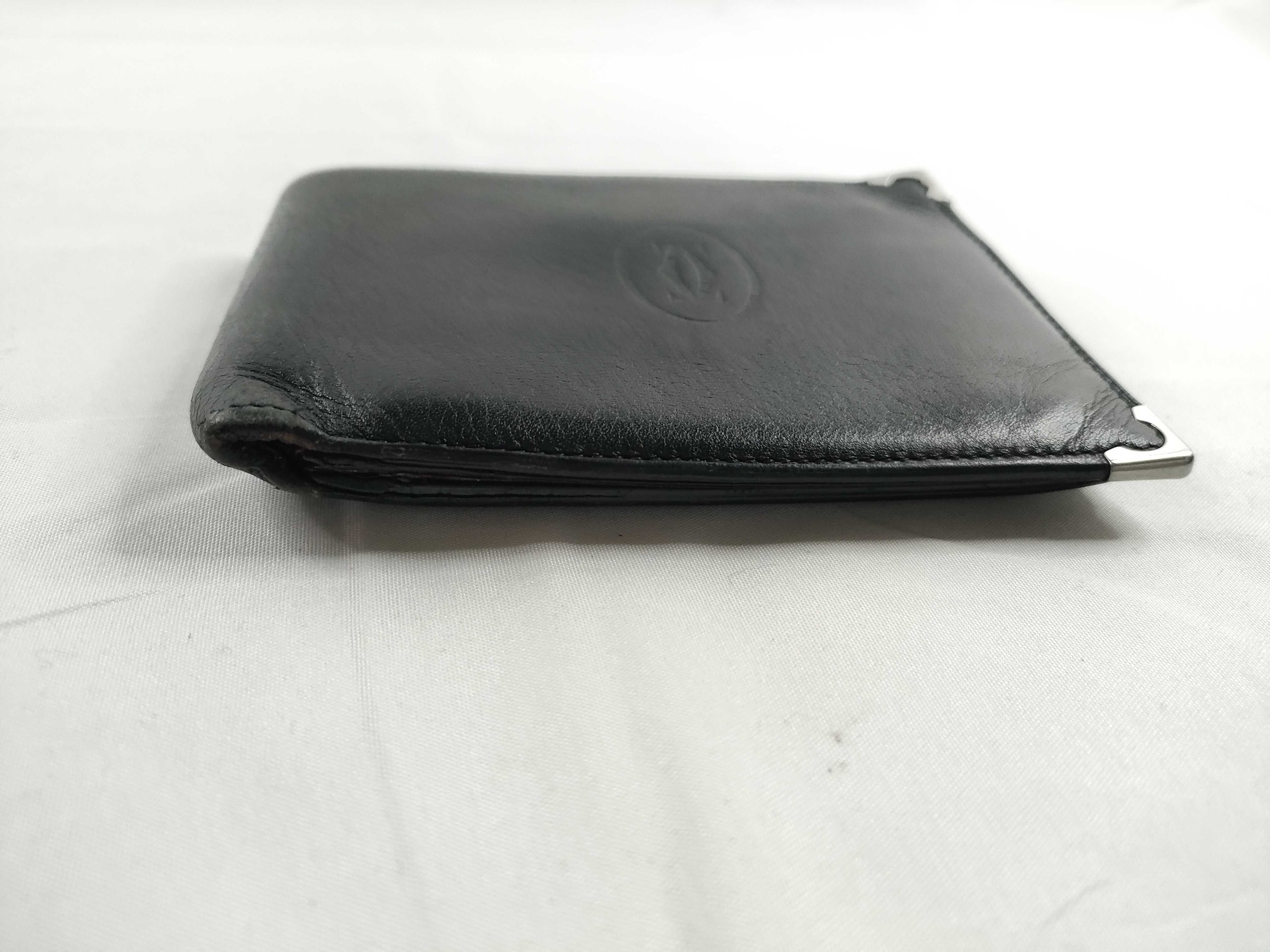 Must de Cartier Leather Bi-fold Wallet, Black — view 7