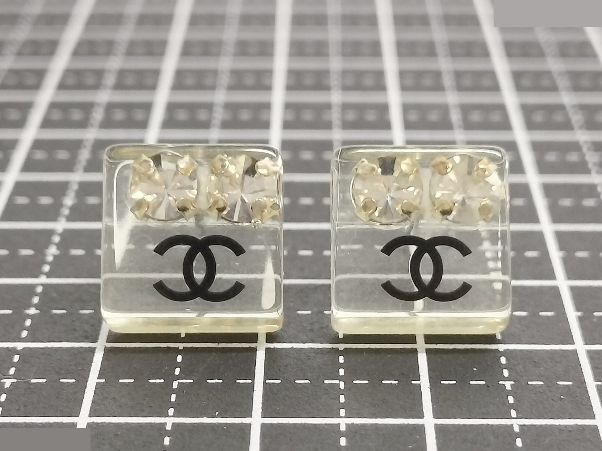 Coco Clear Plastic Earrings — view 5