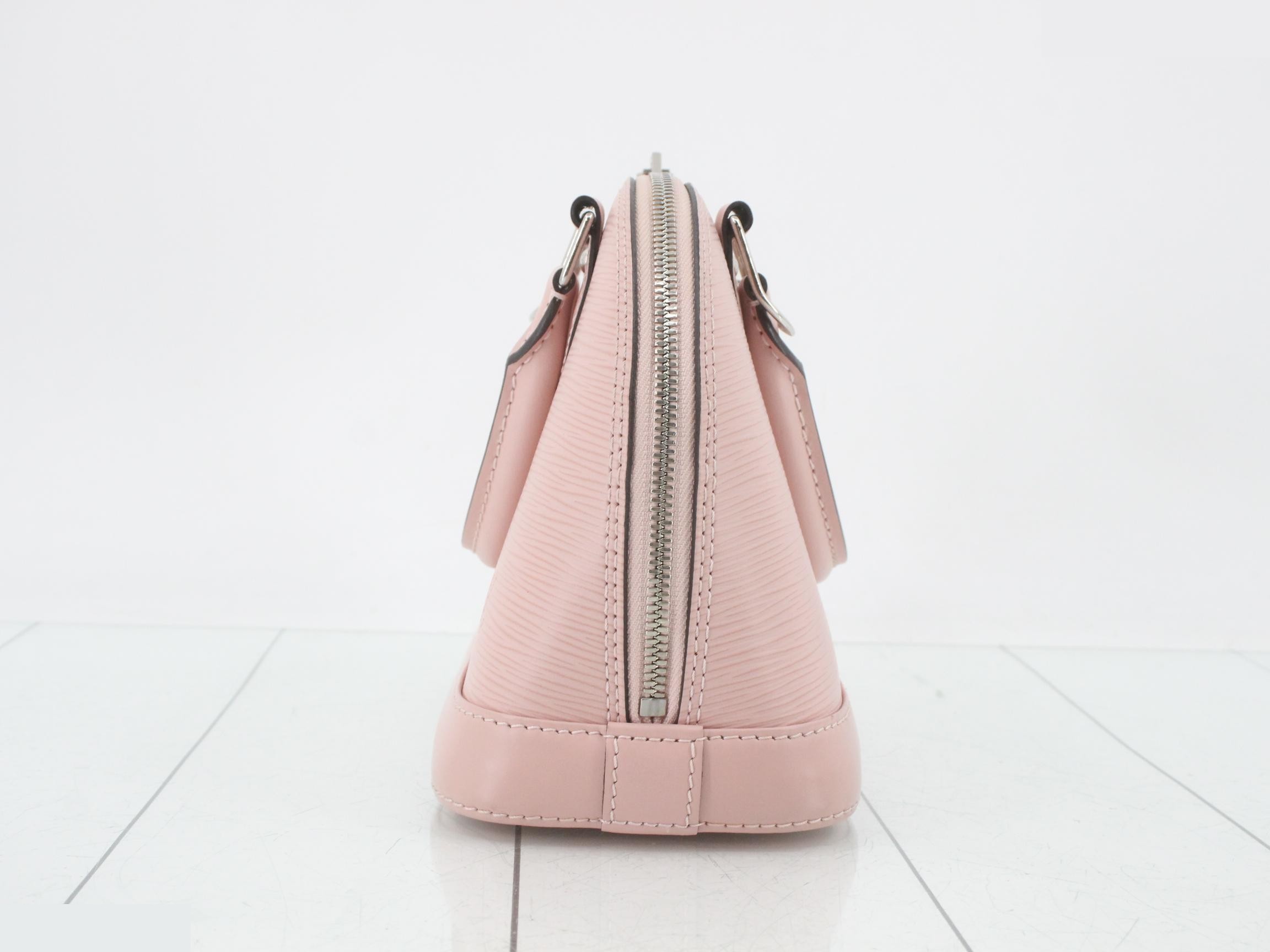 Epi Alma BB Rose Ballerine 2-Way Handbag — view 3