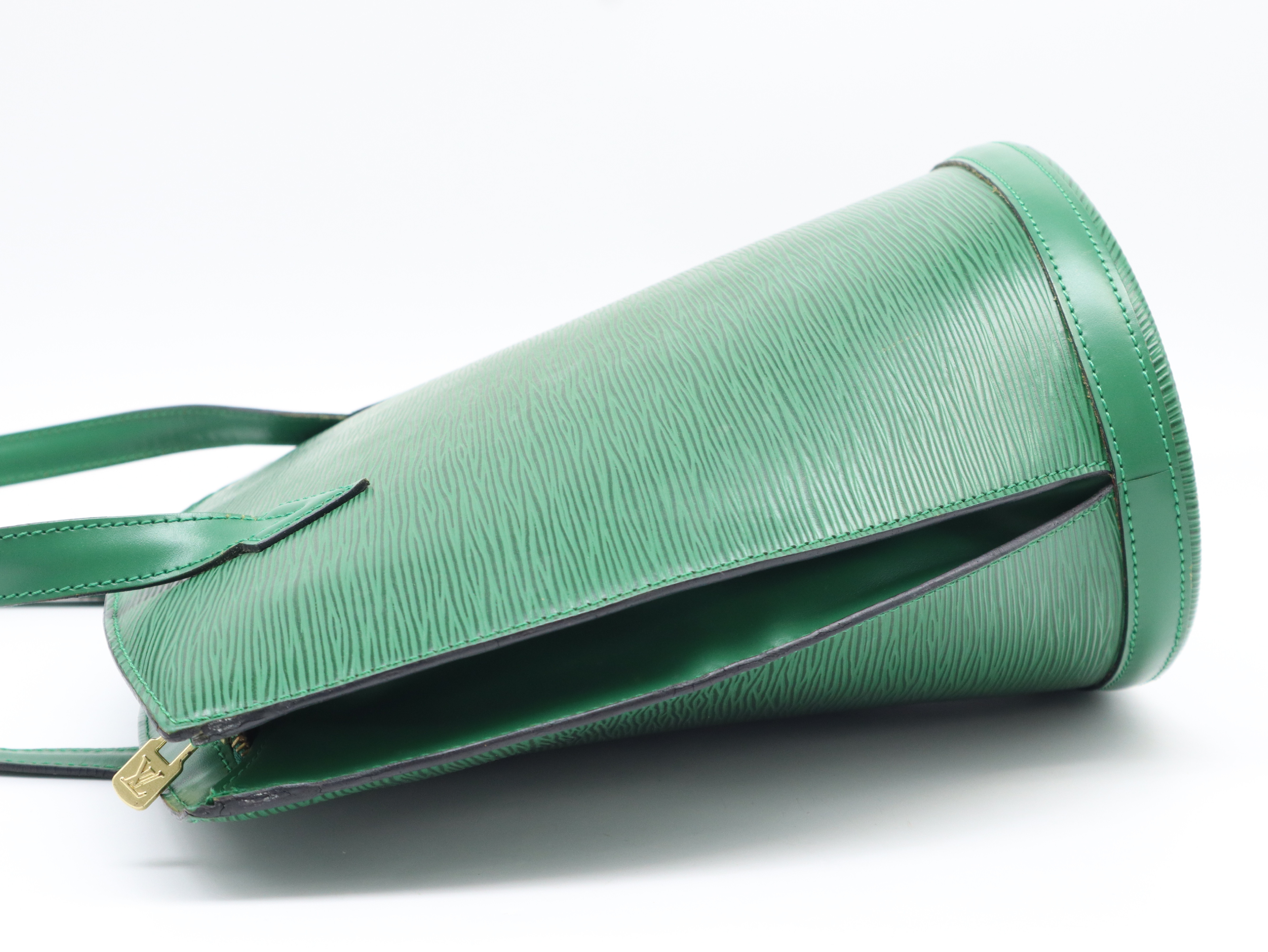 M52264 Epi Saint Jacques Shopping Borneo Green Tote Bag — view 3