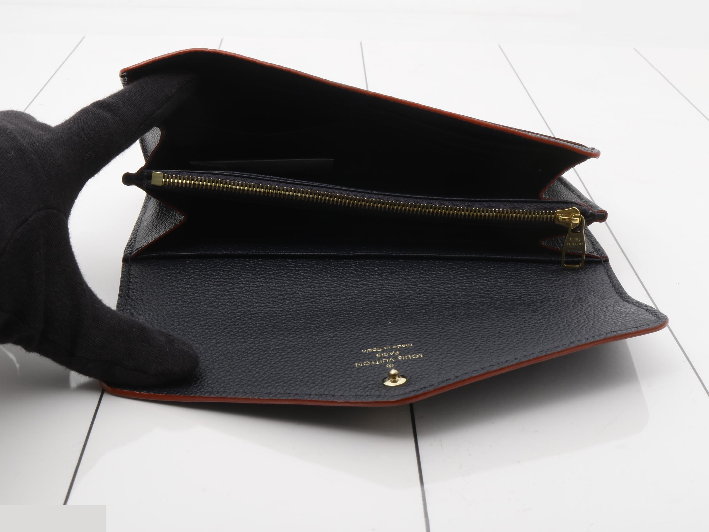 Portefeuille Sarah Marine Rouge — view 4