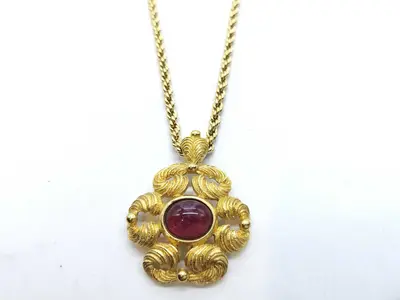 Necklace with Colored Stones