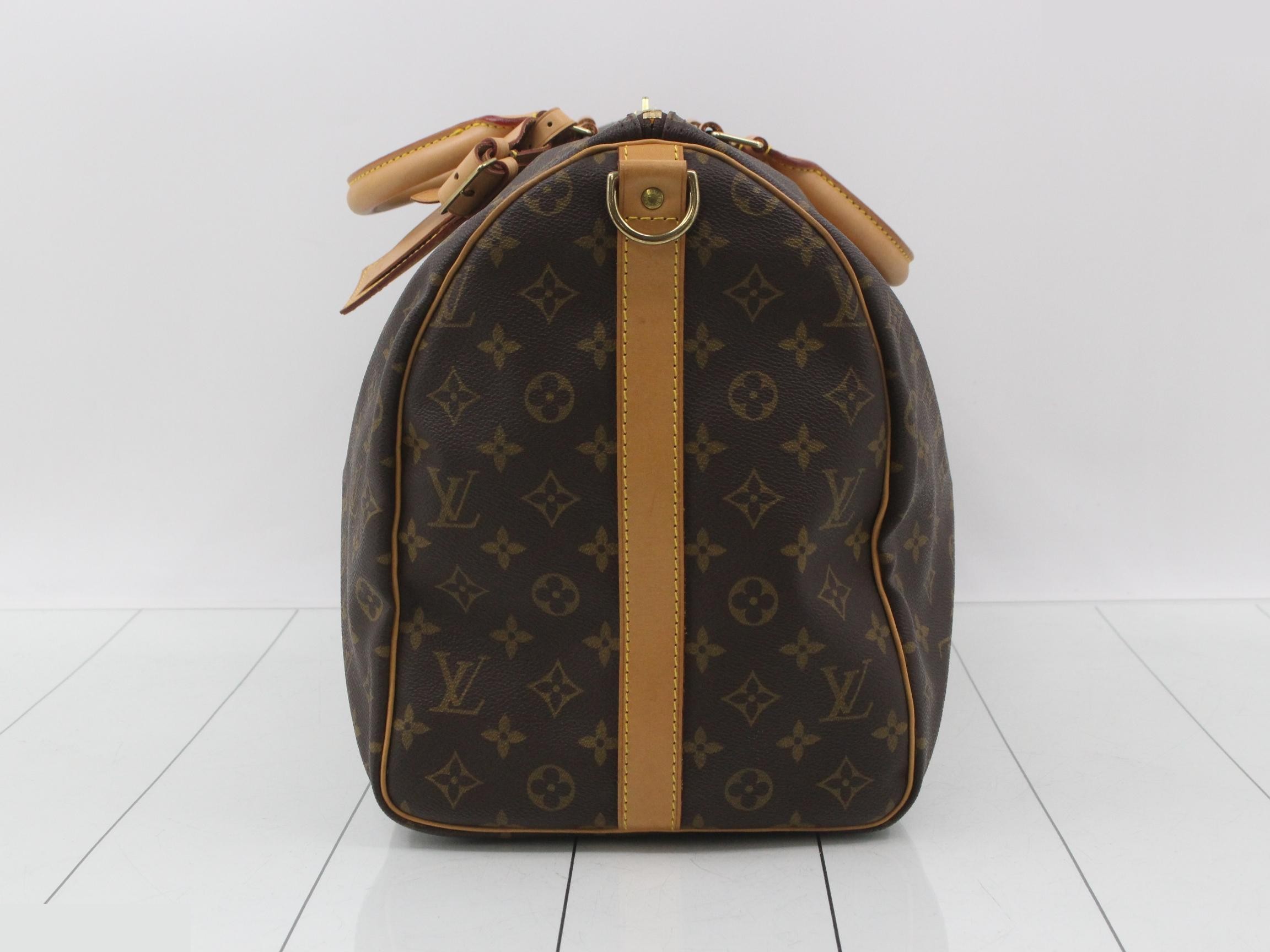 Monogram Keepall Bandoulière 50 Boston Bag — view 3