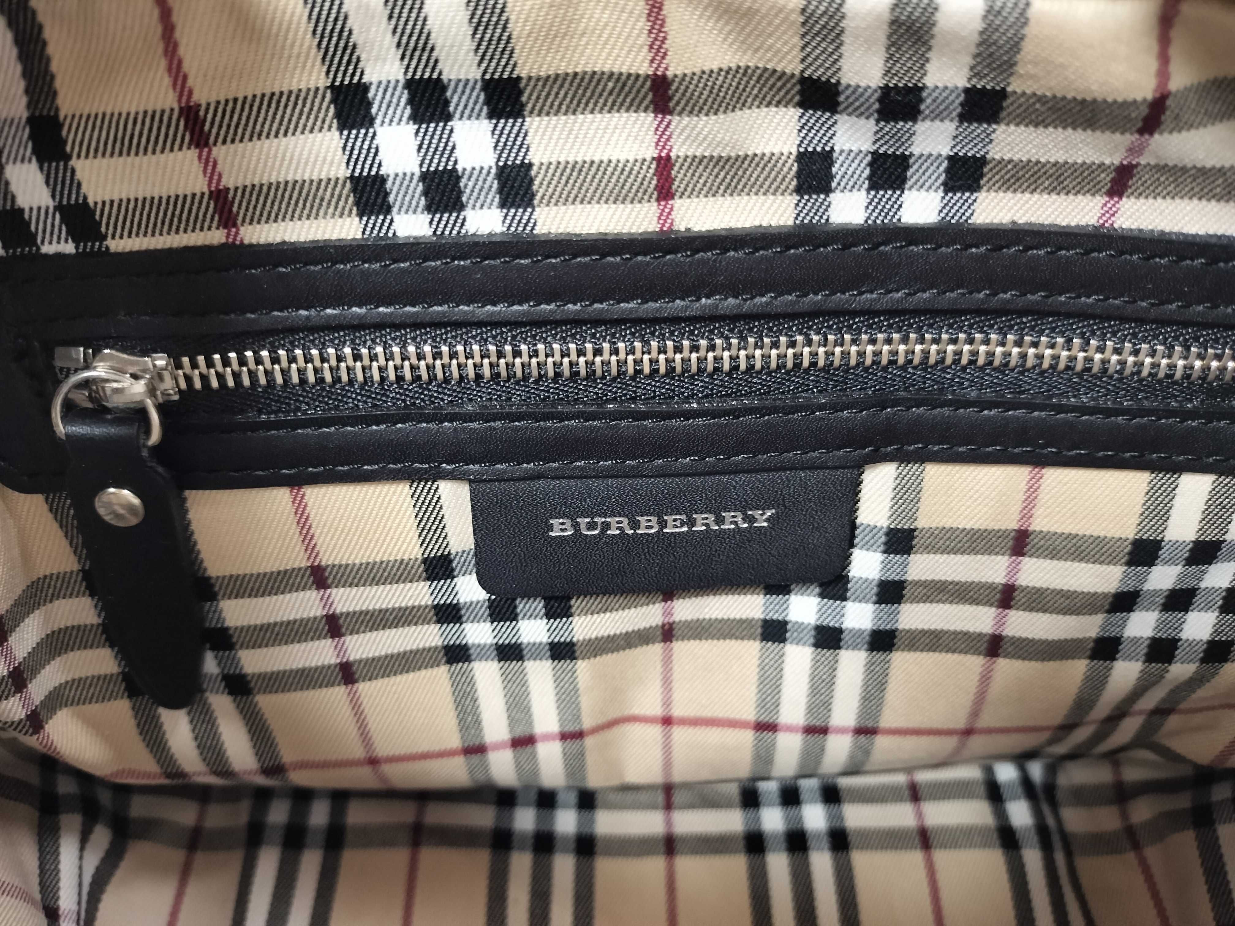 Black Leather Nova Check Handbag — view 10