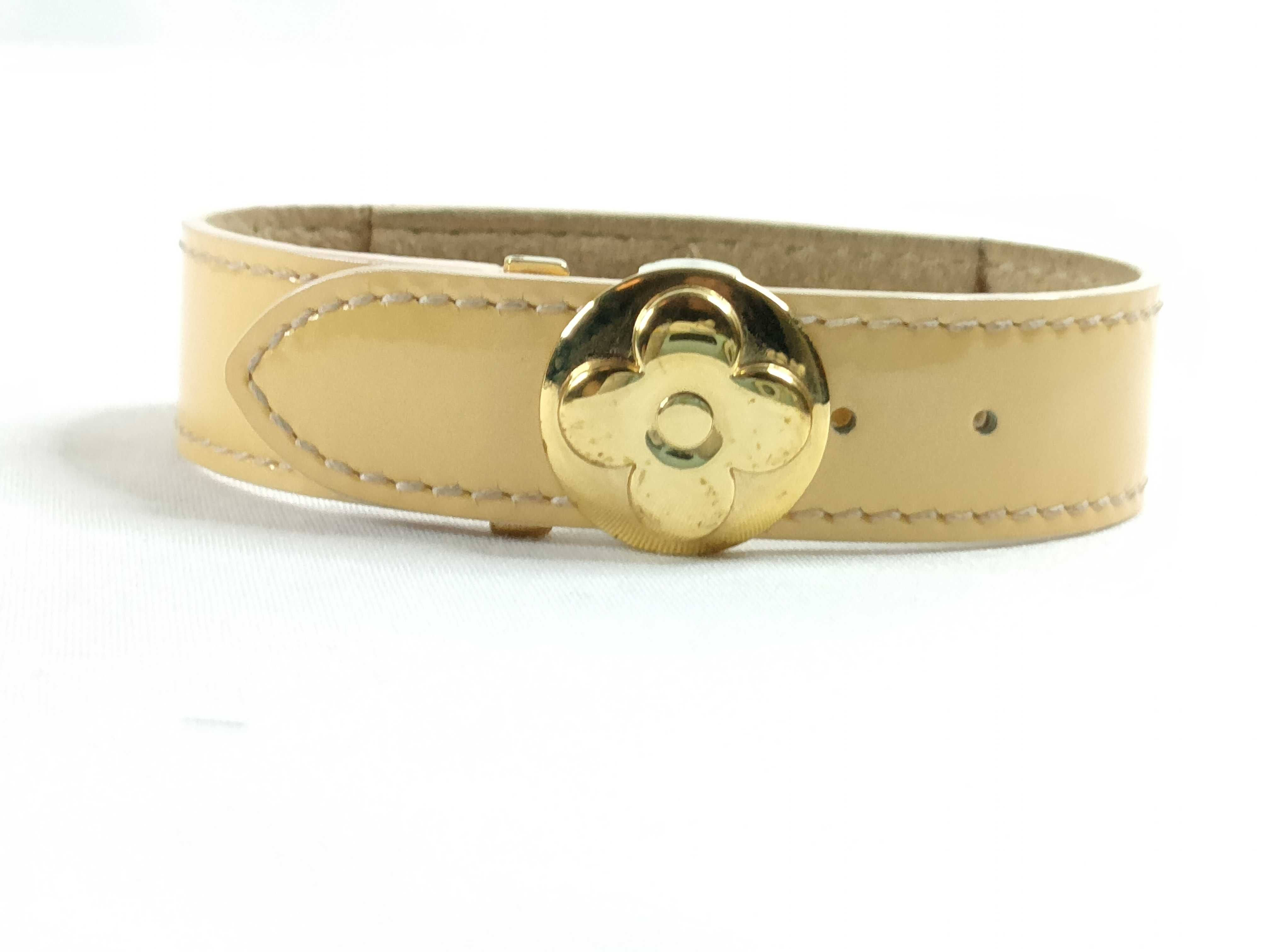 Vernis Louis Vuitton Good Luck Monogram Vernis Beige Bracelet Bracelet/Bangle