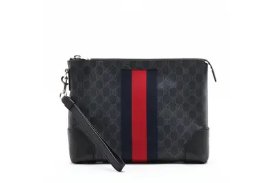 GG Supreme Sherry Line 523603 Leather Second Bag