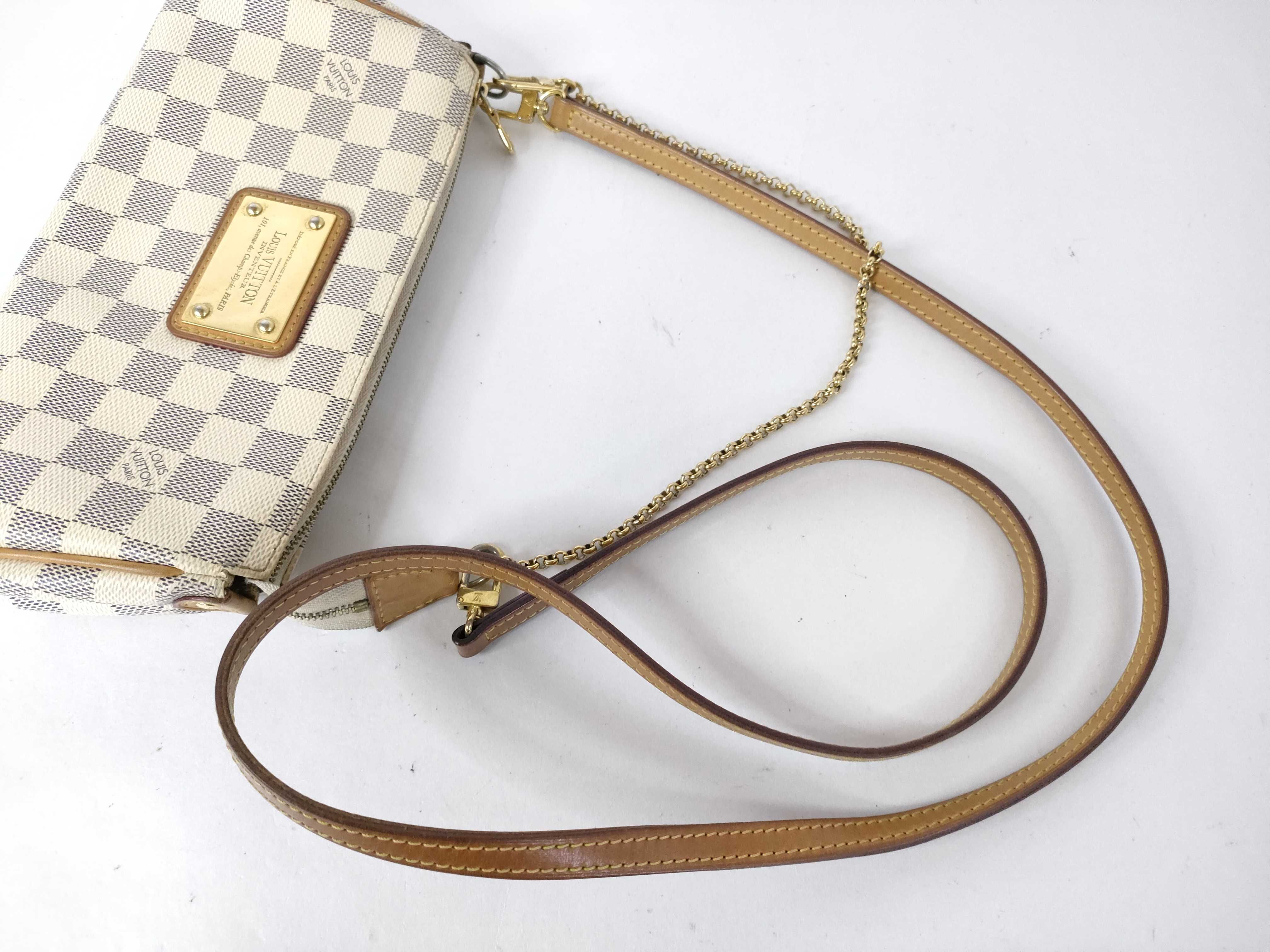 Damier Azur LOUISVUITTON Damier Azur Eva N55214 Shoulder Bag — view 3