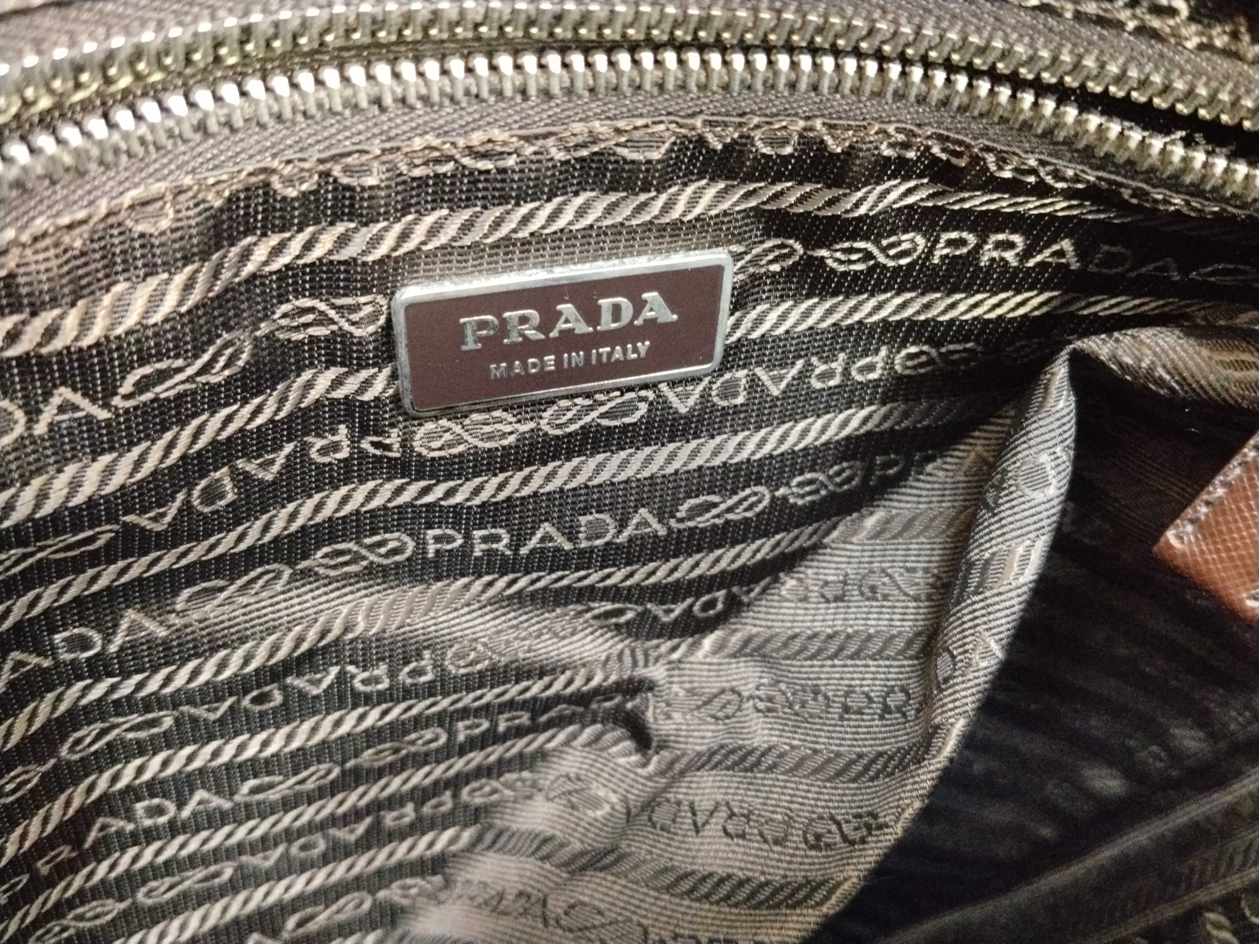 Nylon Shoulder Bag, Khaki Nylon Shoulder Bag — view 12