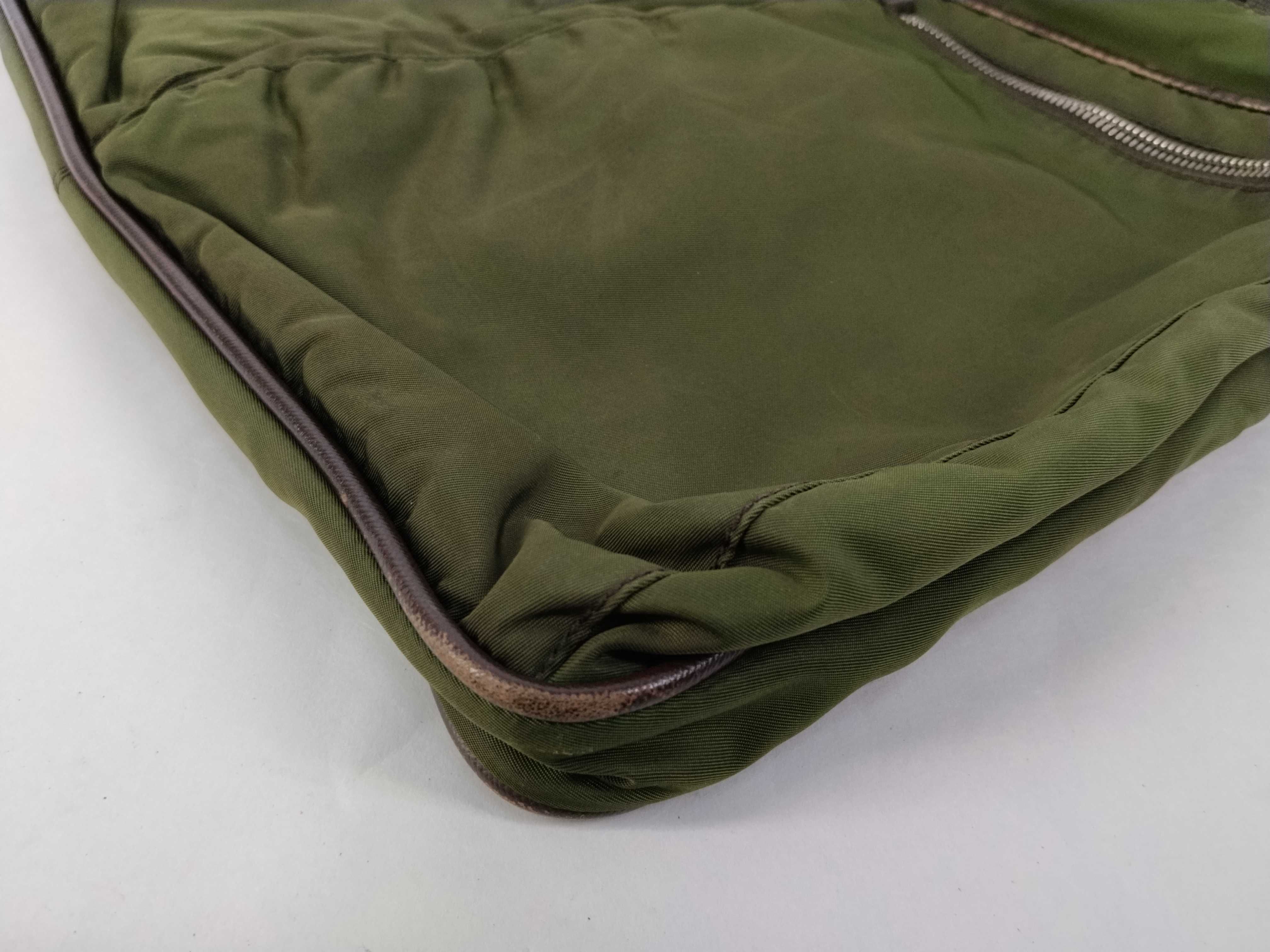 Nylon Shoulder Bag, Khaki Nylon Shoulder Bag — view 6