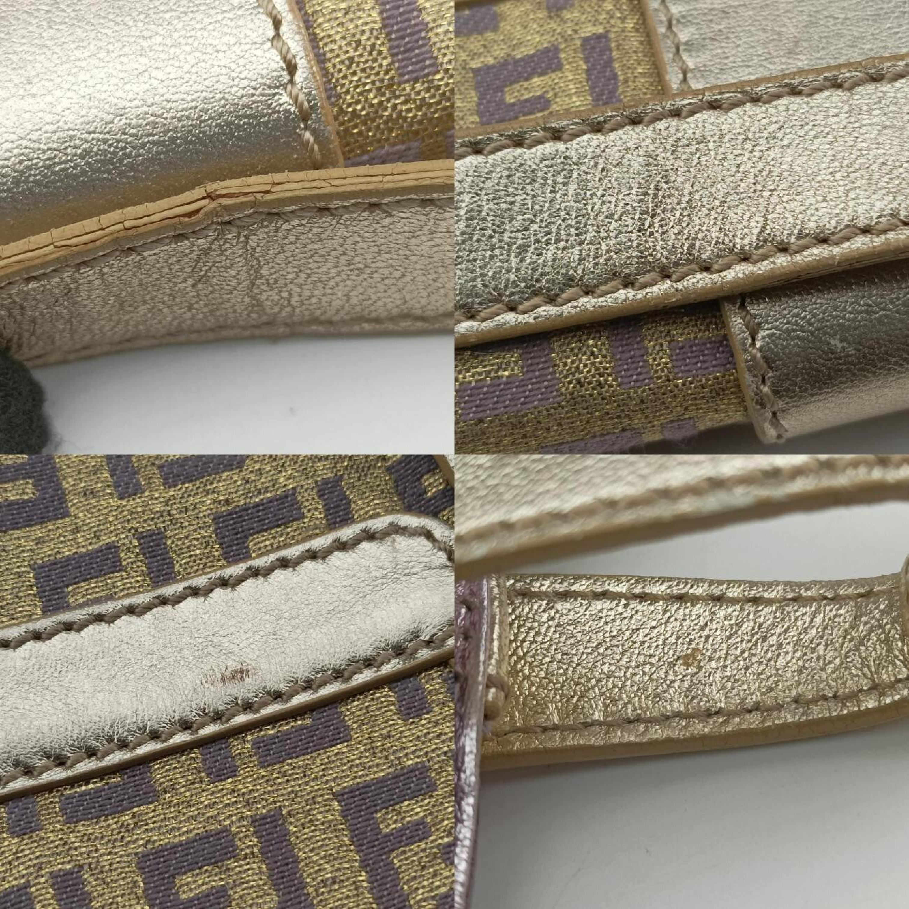 Zucchino Turnlock Gold x Multicolor Canvas x Leather Handbag 8BR429 2354/8BR429/MXK/058 — view 11