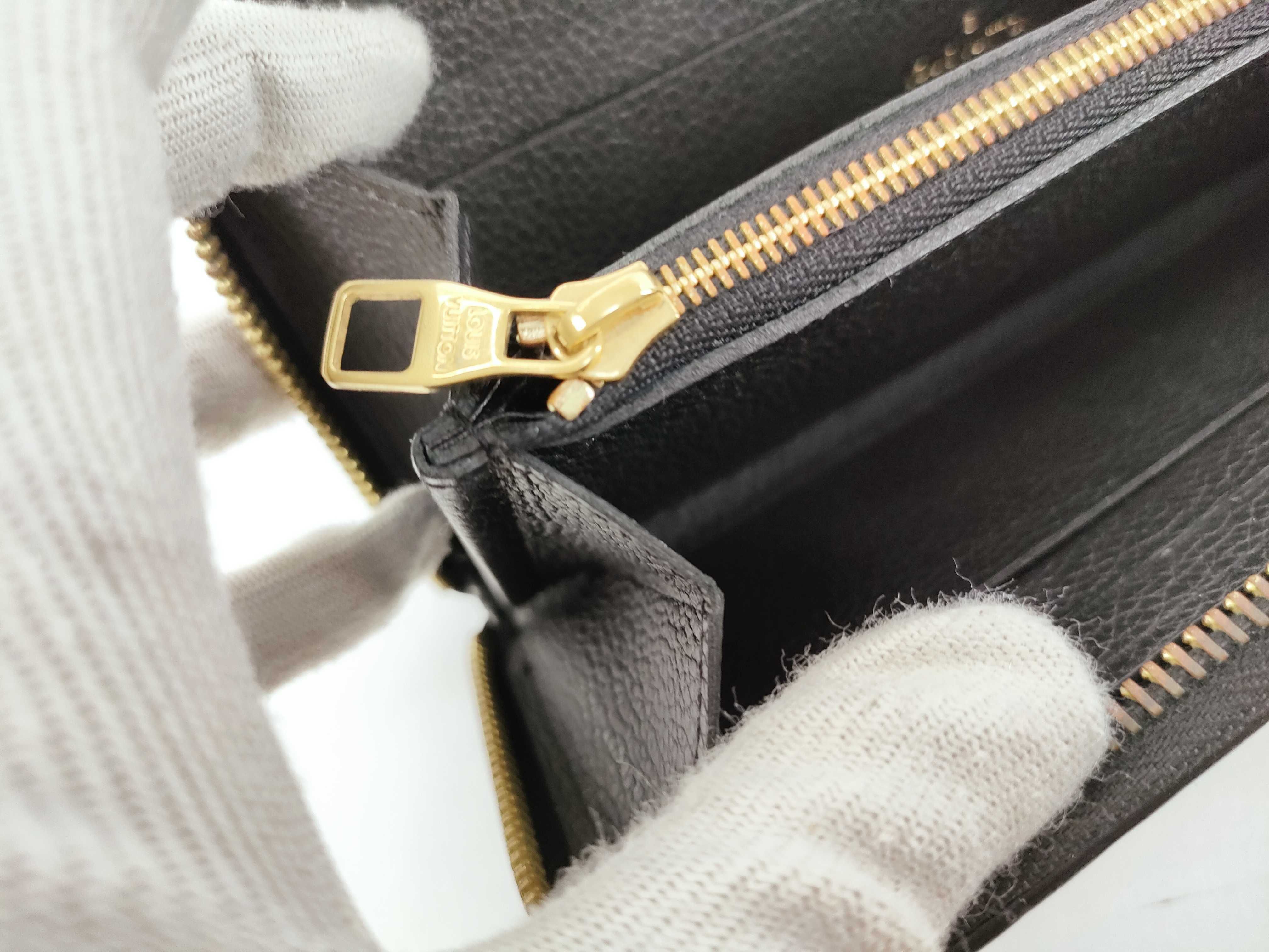 Portefeuille Clemence Monogram Empreinte Black Wallet — view 12